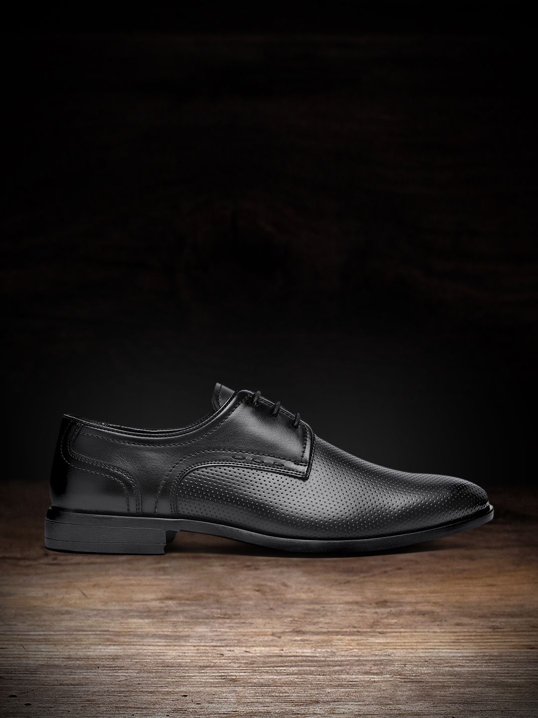 INVICTUS Men Black Formal Oxford Shoes