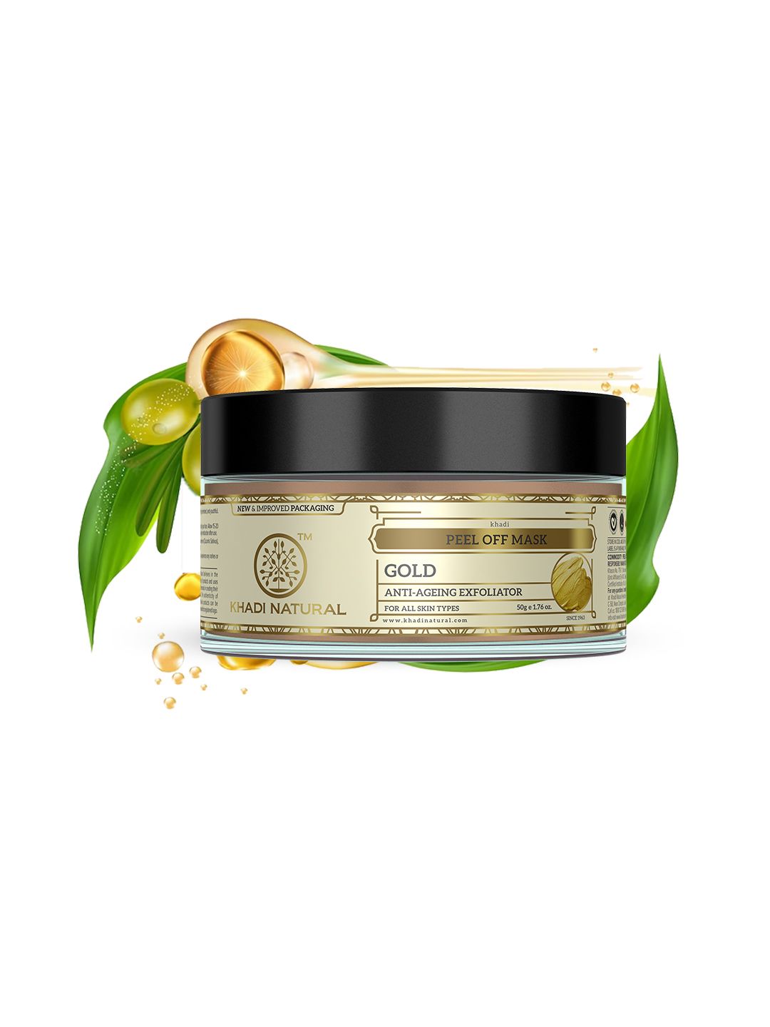 Buy Khadi Natural Gold Peel Off Mask For Deep Cleansing   50 G -  - Personal Care for Unisex
