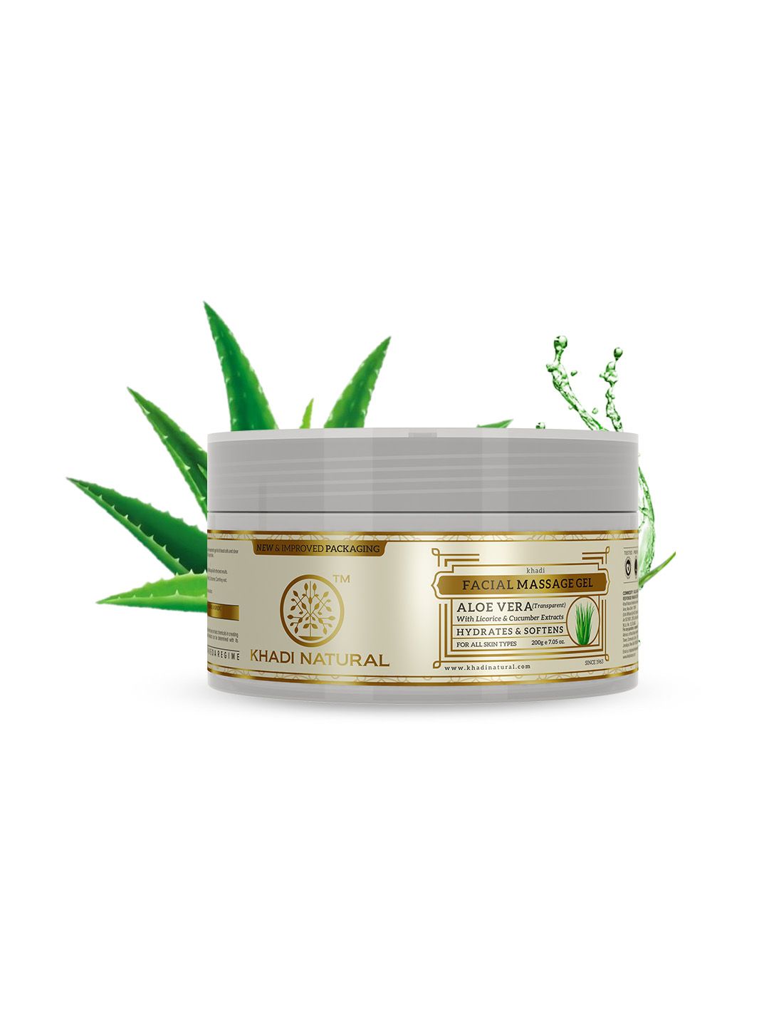 Buy Khadi Natural Aloe Vera Gel Transparent & Hydrating   200g -  - Personal Care for Unisex