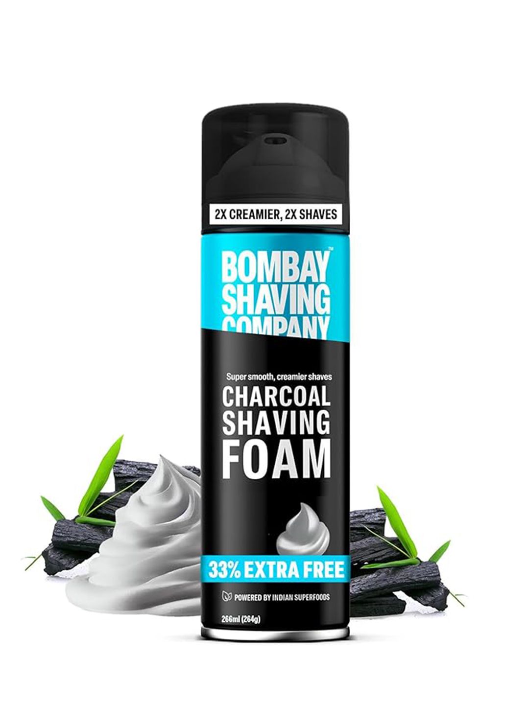Bombay Shaving Company Charcoal Shaving Foam Shaving Essentials