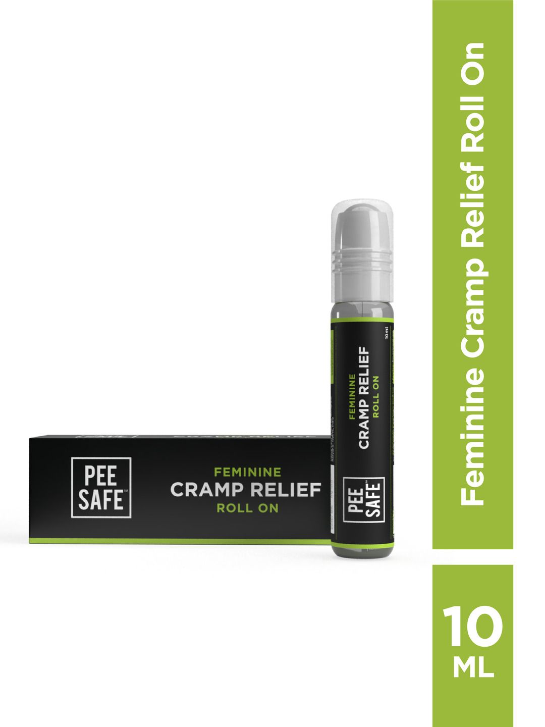 PEESAFE Feminine Cramp Relief Roll On for Period Pain - 10 ml