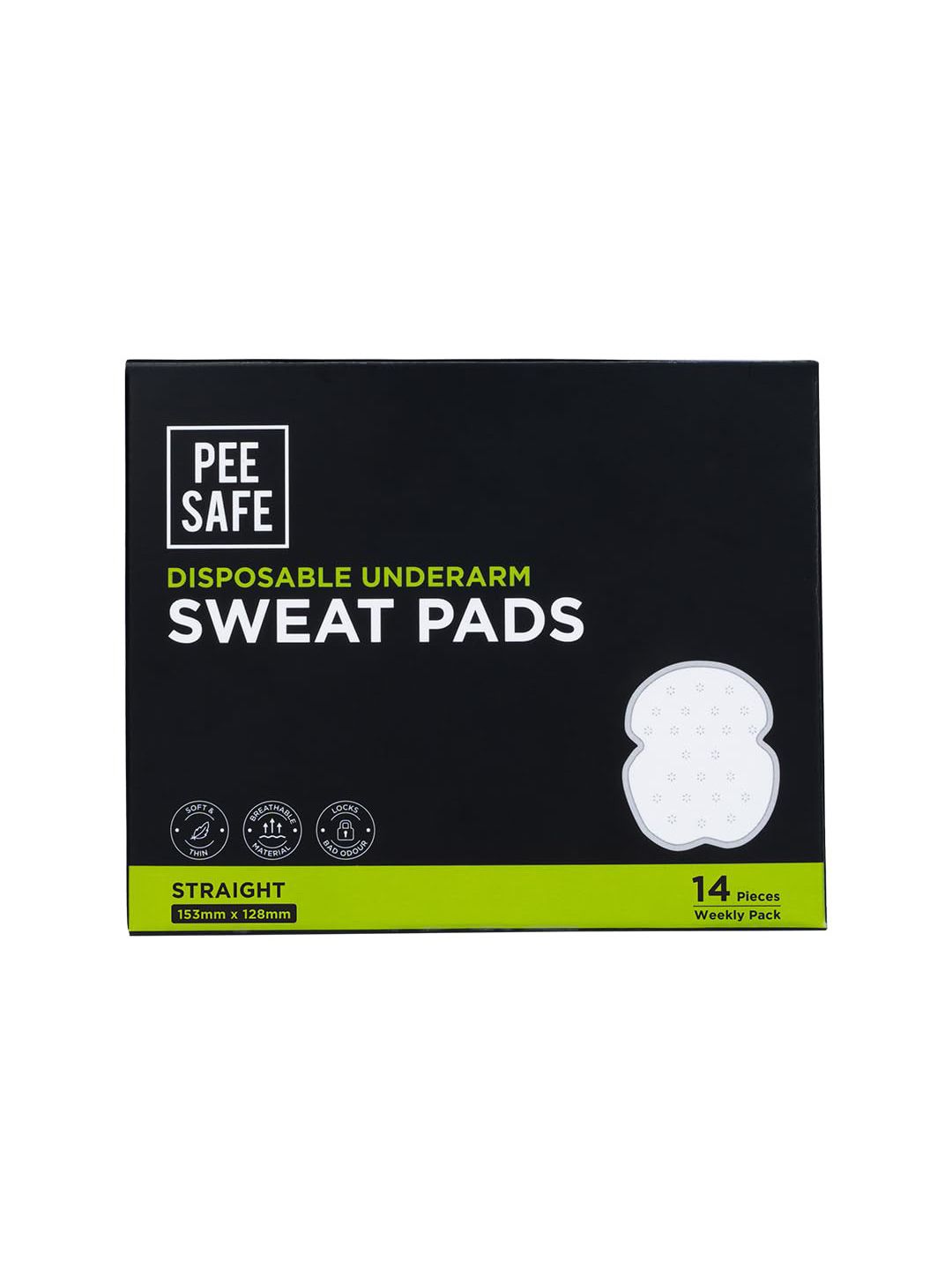 PEESAFE Disposable Underarm Sweat Pads for Men & Women to Prevent Stains & Absorb Sweat