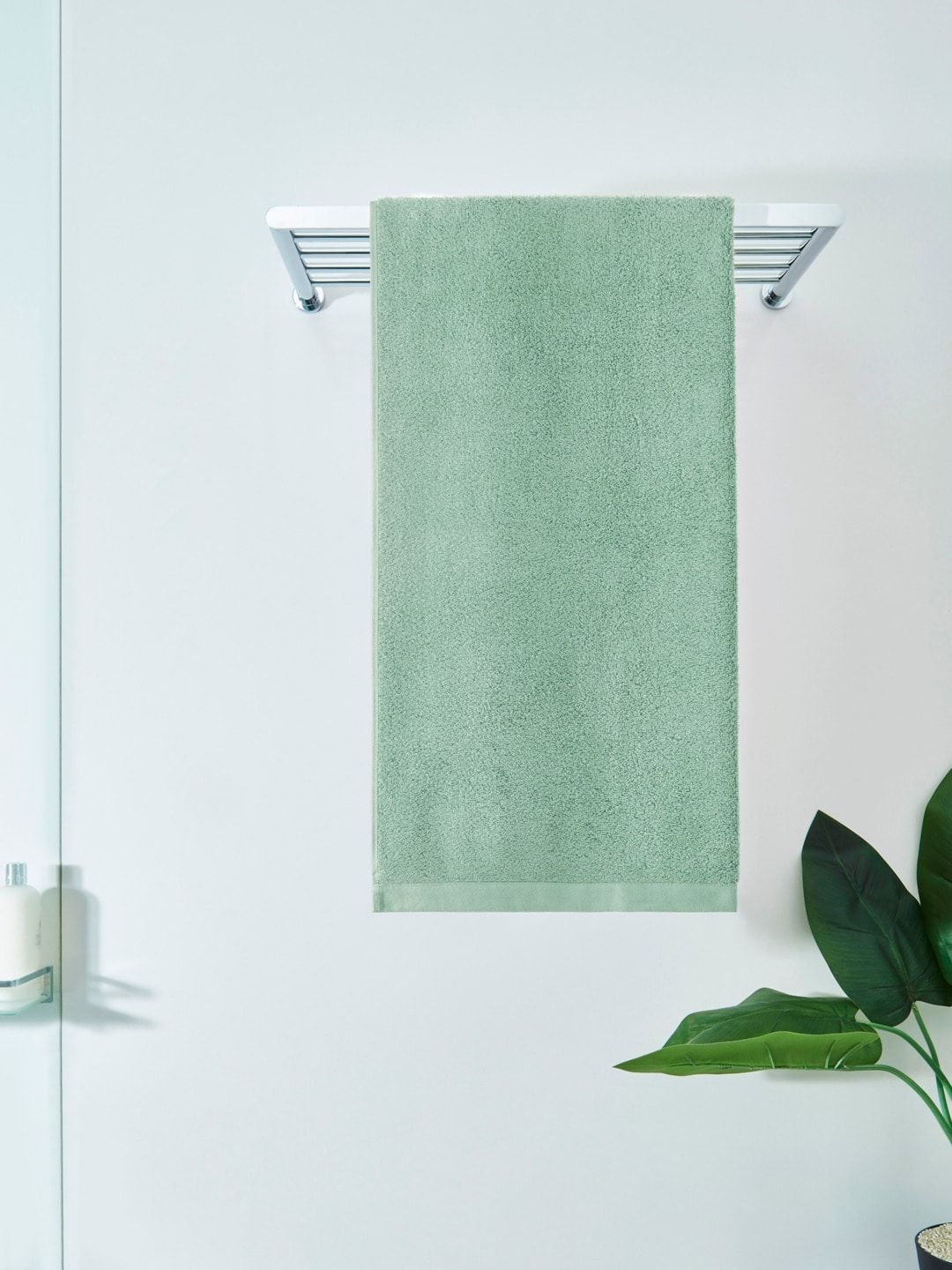 DDecor Live Beautiful Solid Cotton 450GSM Breathable Adult Regular Bath Towel-16x24In