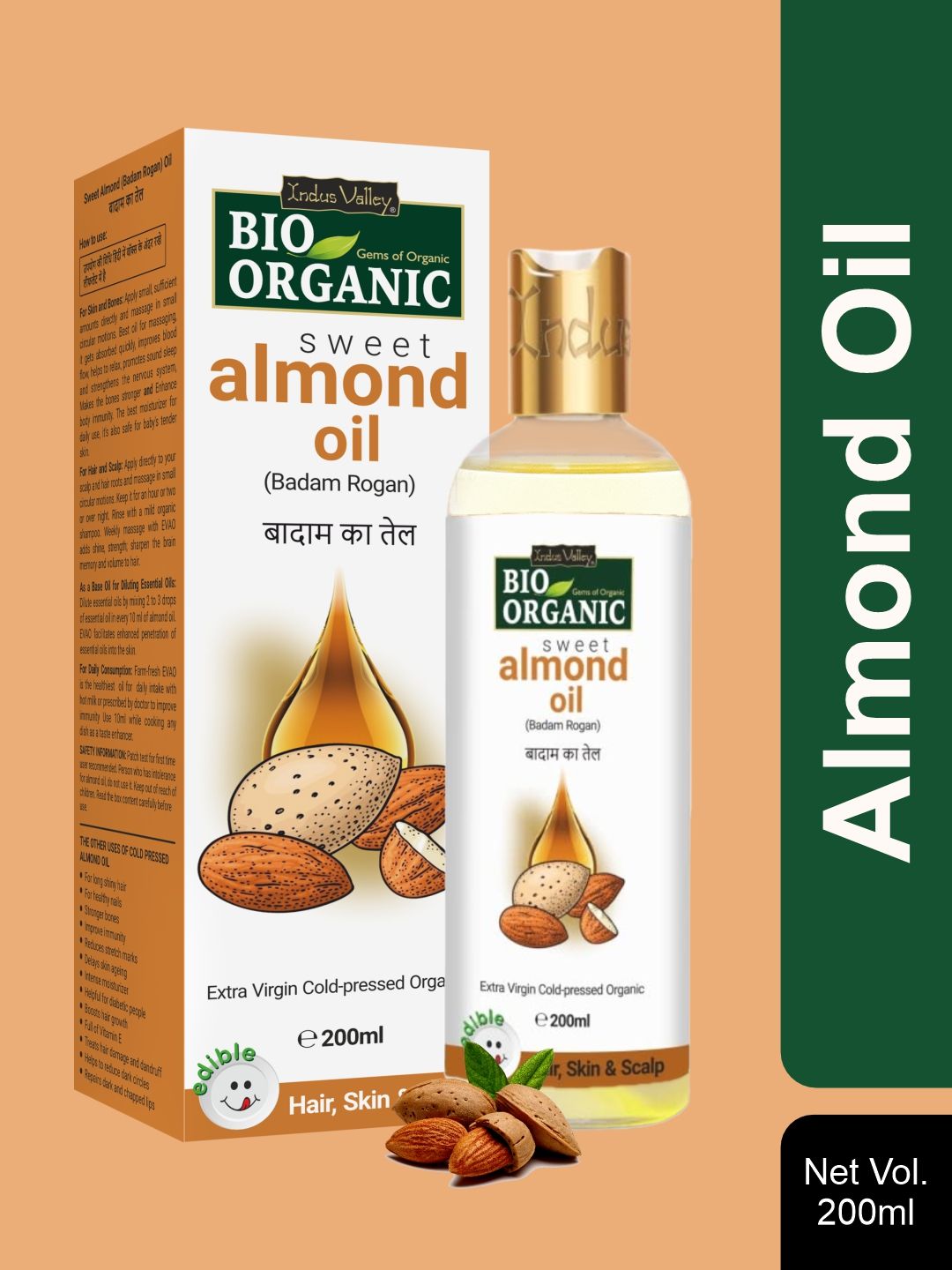 Indus Valley Bio Organic Almond Oil
