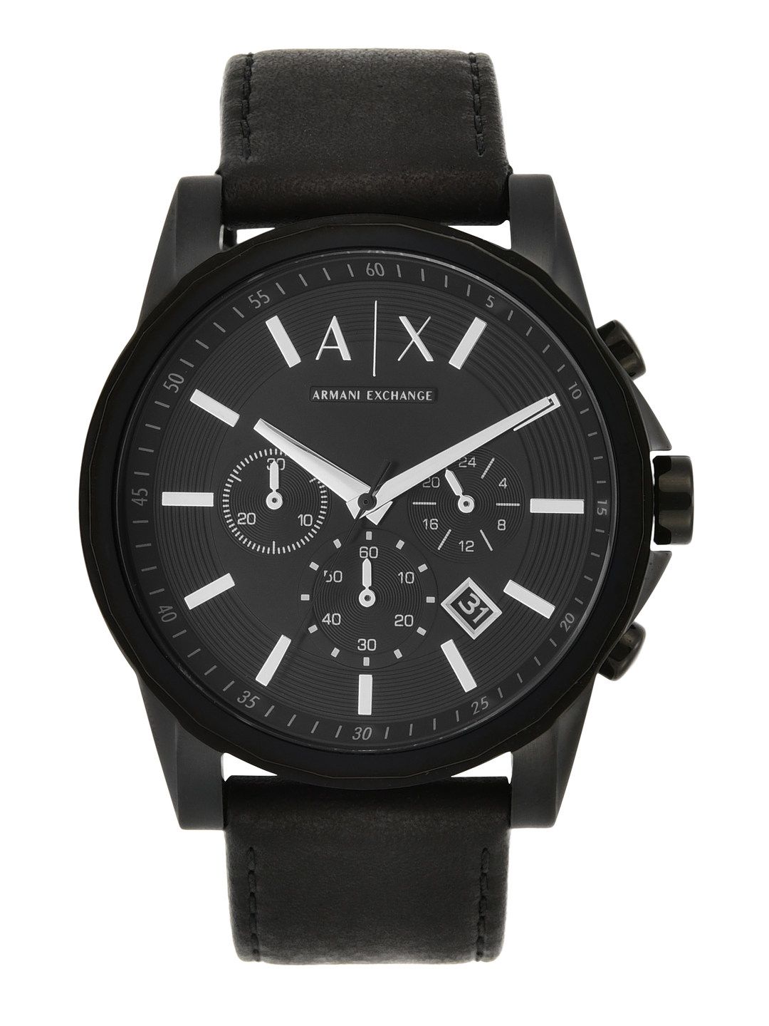 Armani Exchange Men Black Dial Chronograph Watch AX2098