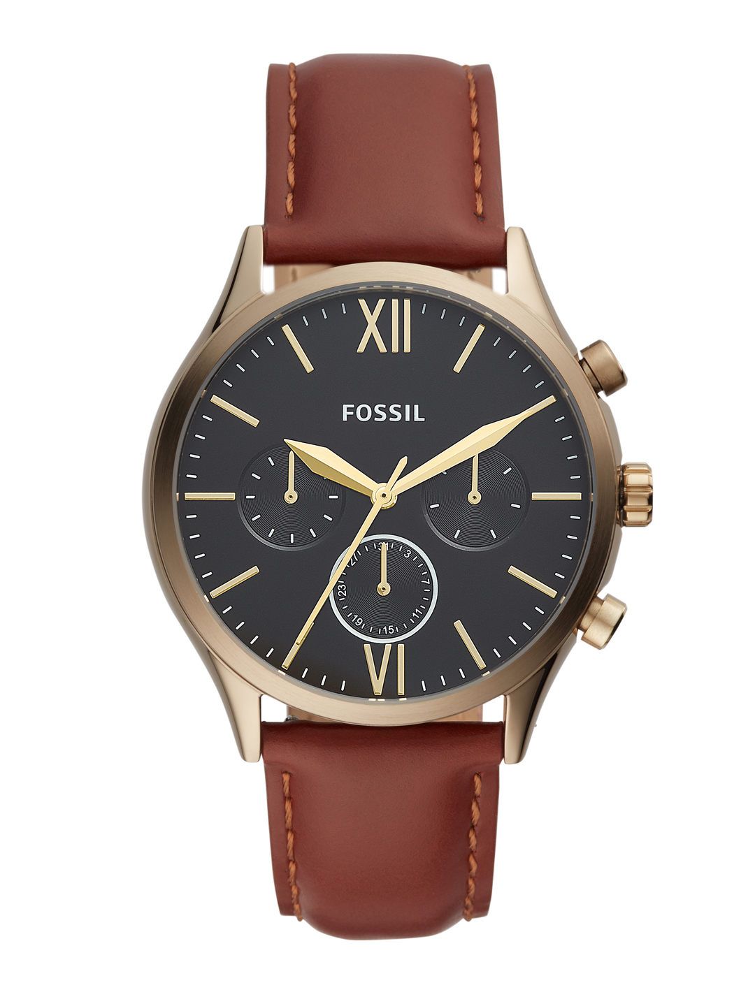 Fossil Men Black Fenmore Midsize Analogue Watch BQ2404