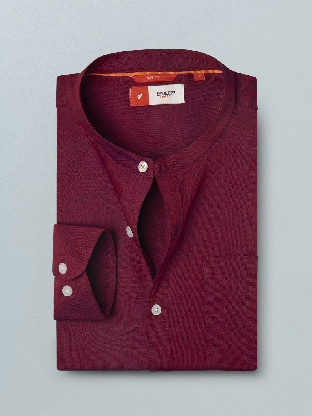 INVICTUS Men Maroon Regular Fit Solid  Casual Shirt