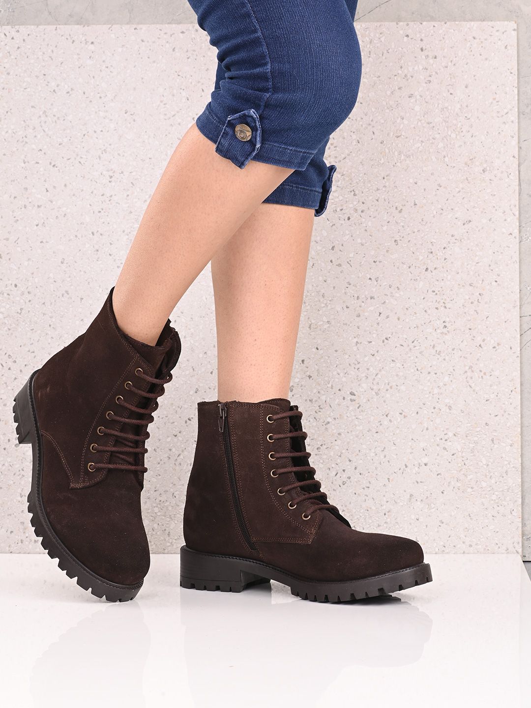 CARLO ROMANO Women Brown Flat Boots