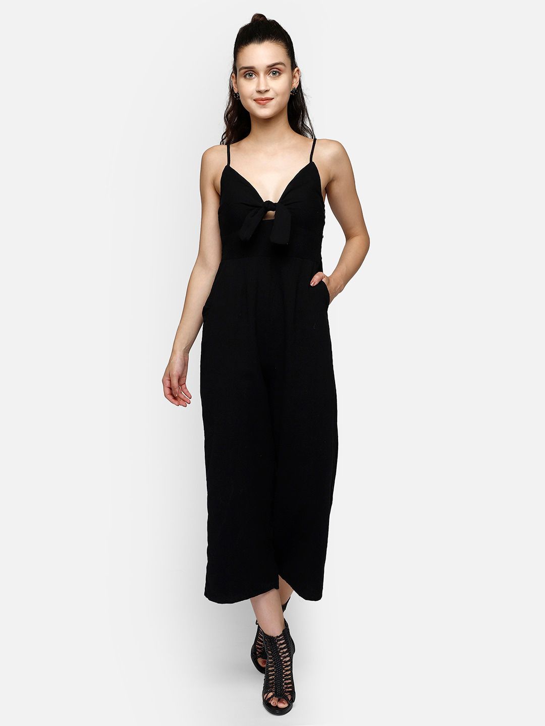 Aditi Wasan Women Black Solid Jumpsuit