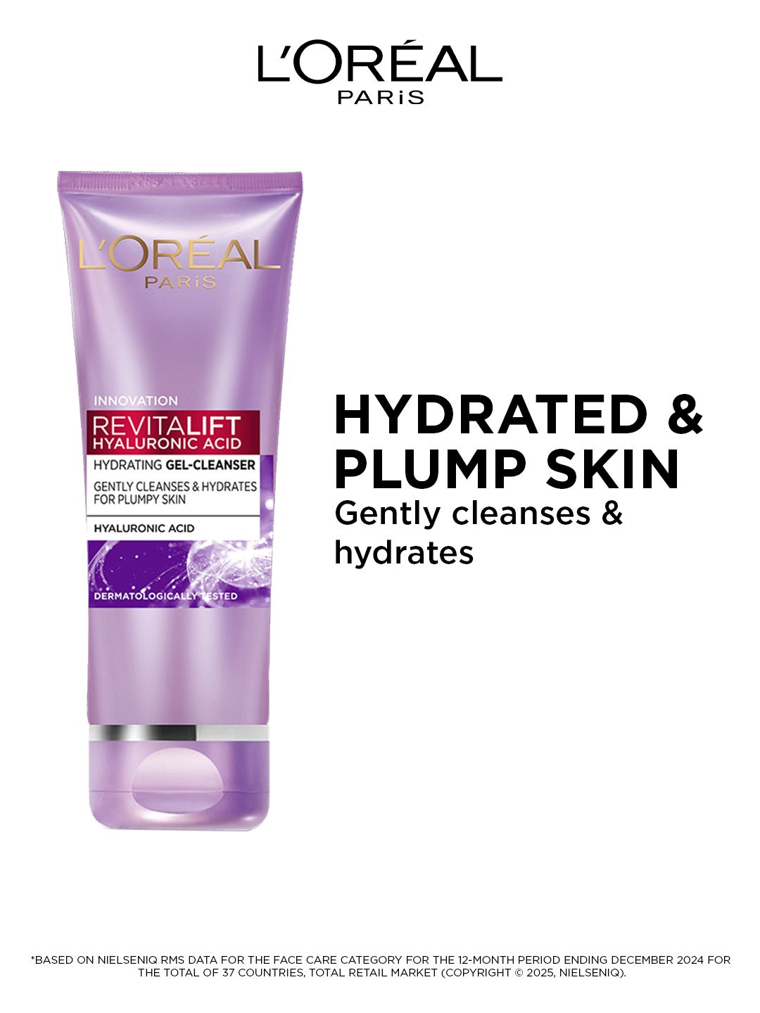 LOreal Paris Revitaliftgel Cleanser for Fresh Hydrated & Youthful Skin - 50 ml