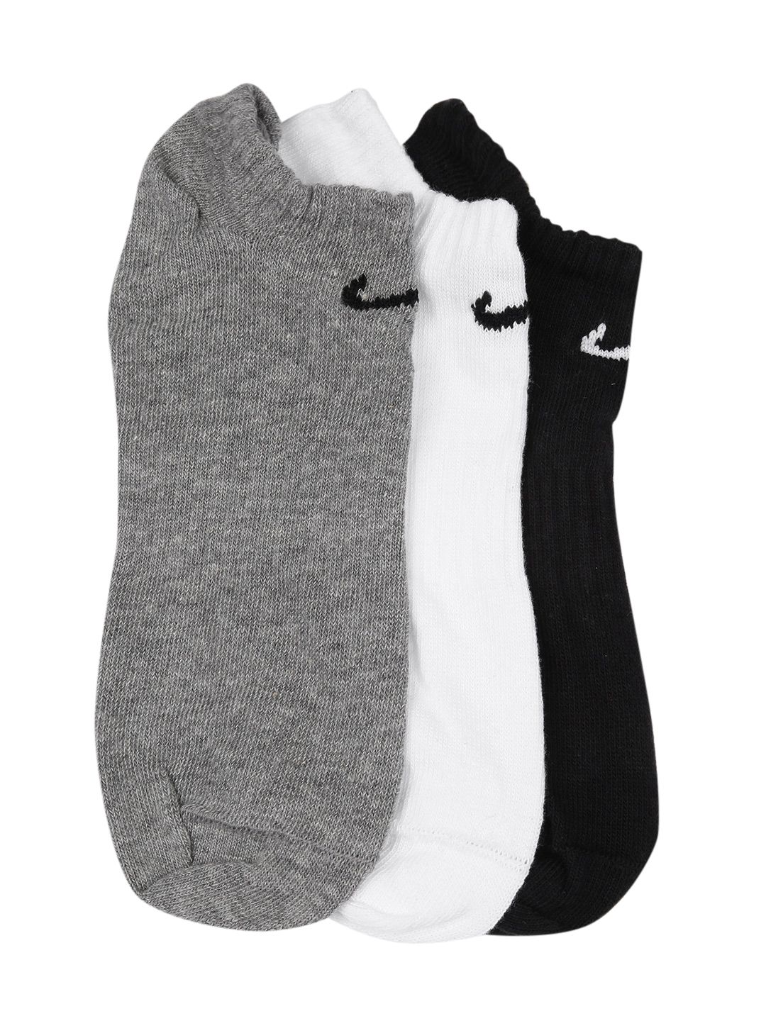 Nike Unisex Pack of 3 Everyday Lightweight Training No-Show Ankle Length Socks