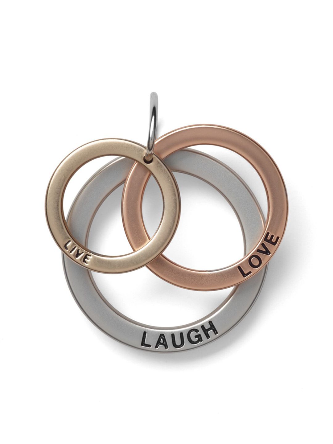 YANKEE CANDLE Silver-Toned & Gold-Toned Live Laugh Love Scents Charms Air Freshener