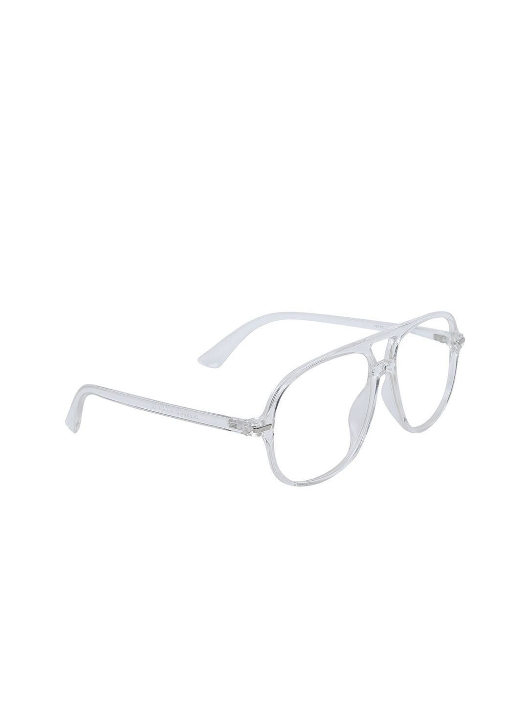 Buy Peter Jones Eyewear Unisex Transparent Solid Optical Frame -  - Accessories for Unisex