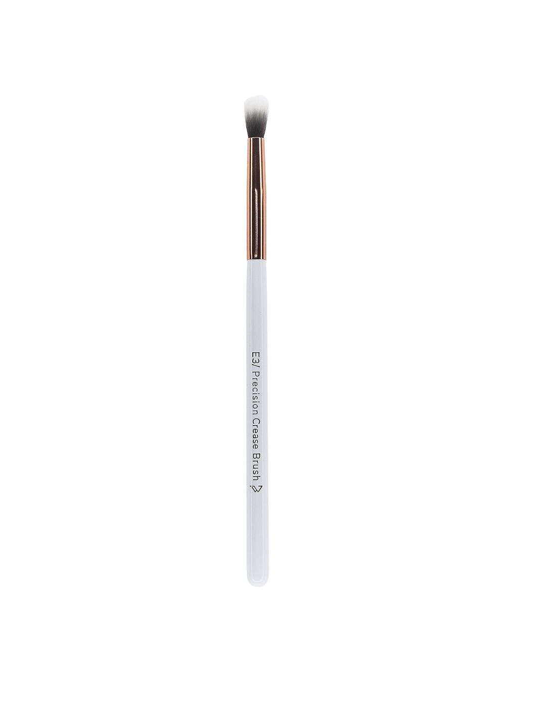 Pigment Play Precision Eye Crease Brush - White & Gold-Toned