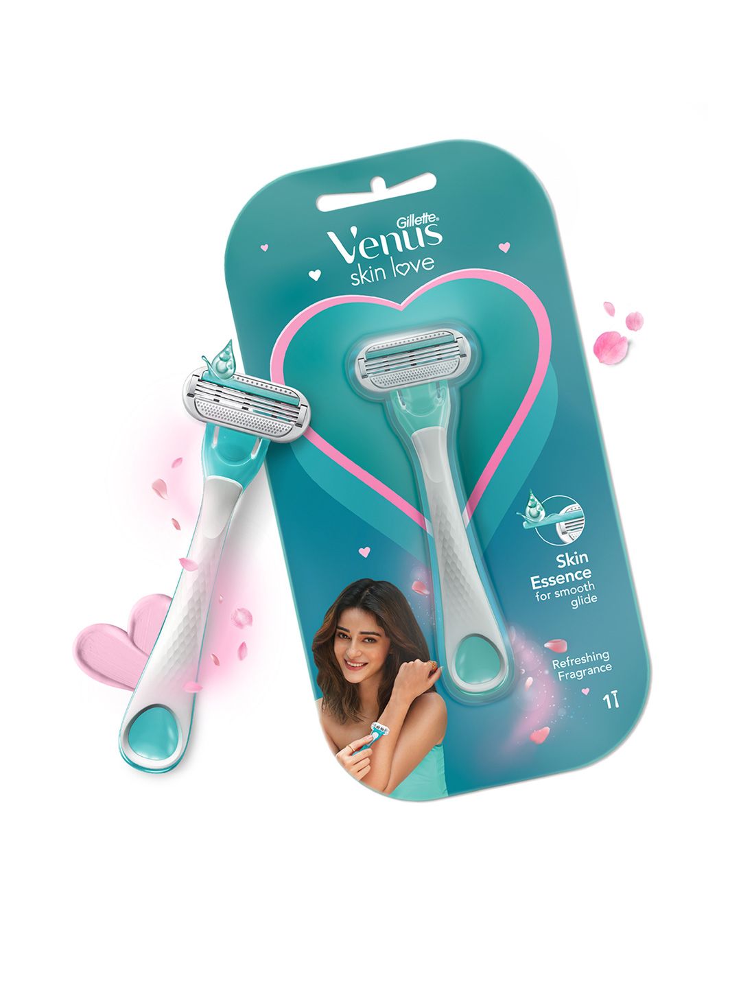 Buy Gillette Venus Skin Love Razors With Skin Essence   Blue & White -  - Personal Care for Women