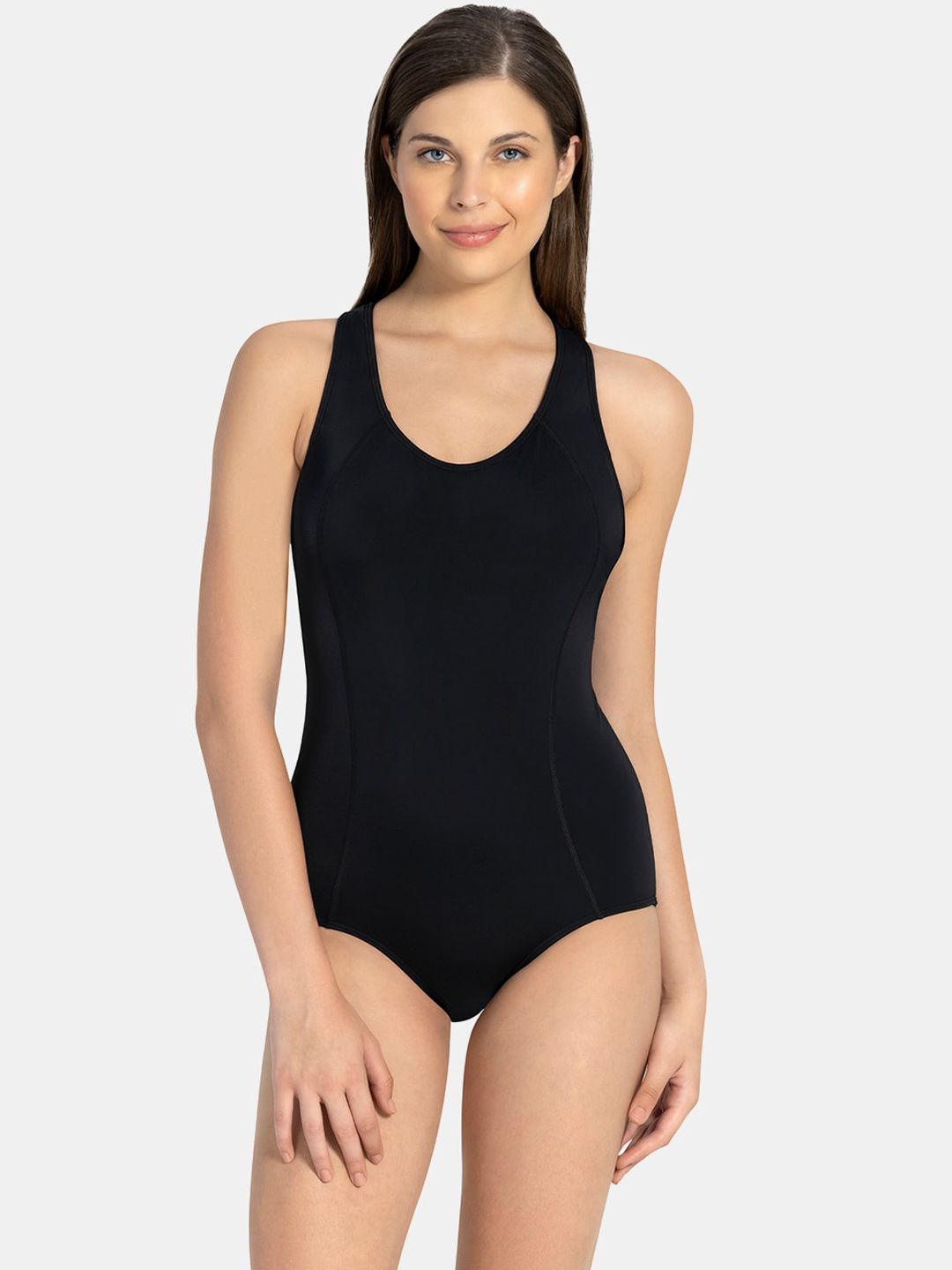 Buy Amante Women Black Solid Swim Bodysuit -  - Apparel for Women