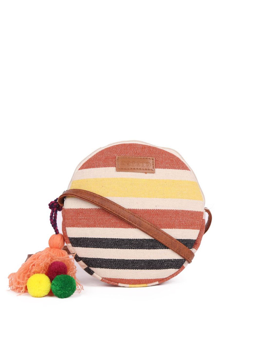 ASTRID Structured Sling Bag with Tasselled