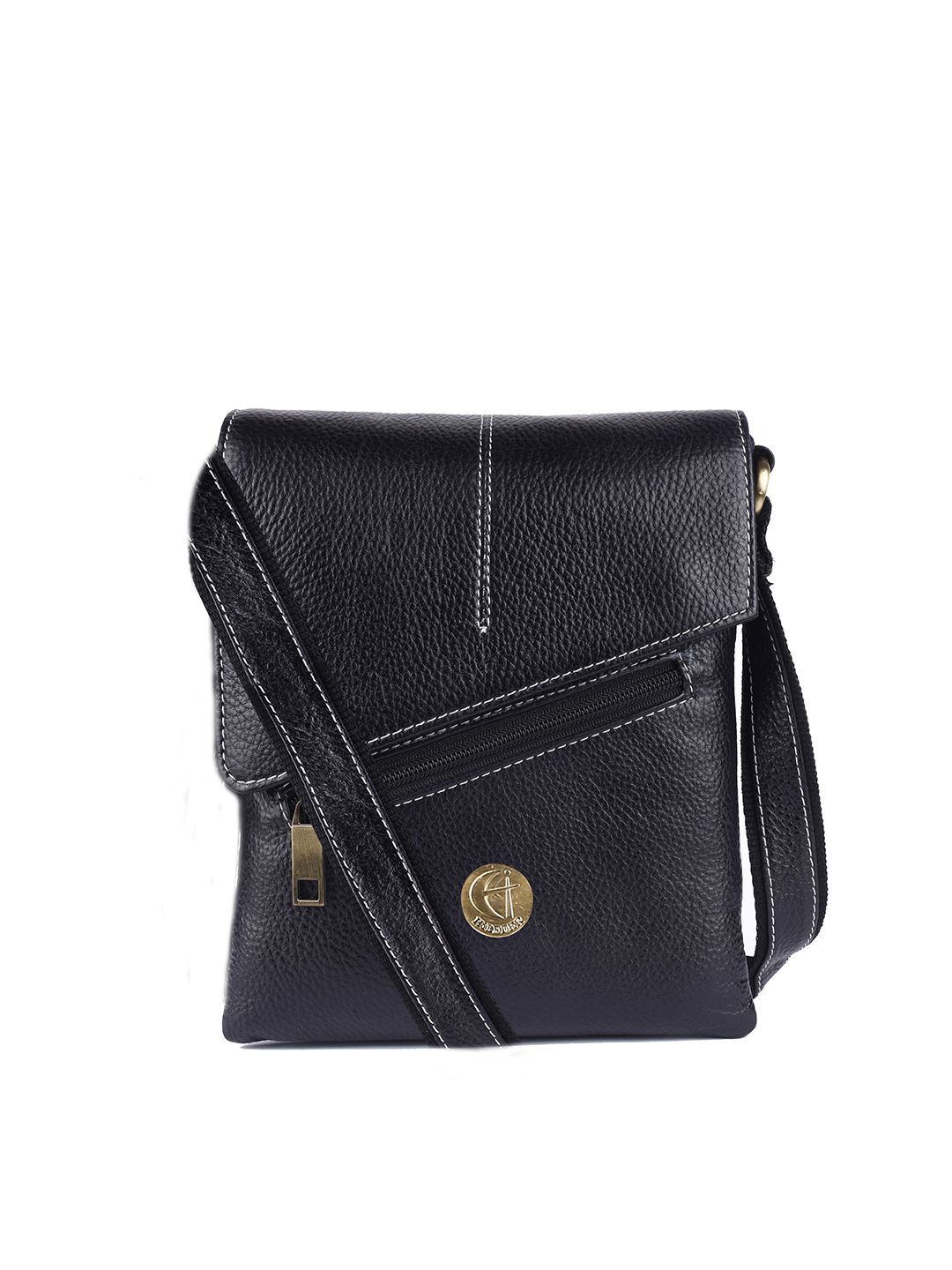 HiLEDER Unisex Pure Leather Messenger Sling Cross Body Travel Messenger Bag