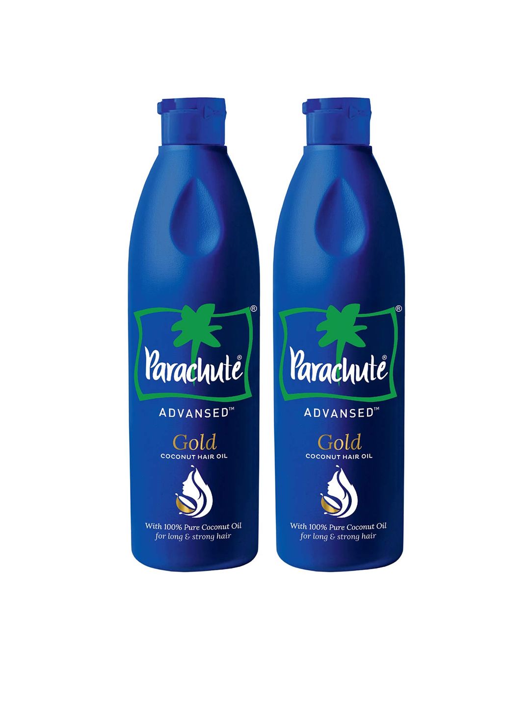 Parachute Advansed Set of 2 Gold Coconut Hair Oil -800 ml