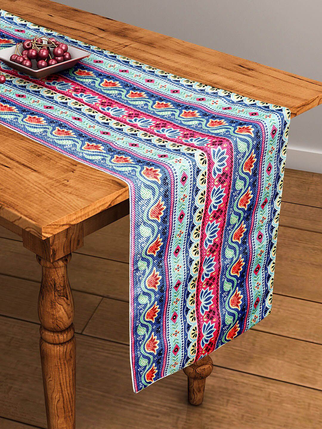 BELLA TRUE Blue & Pink Digital Printed Table Runner