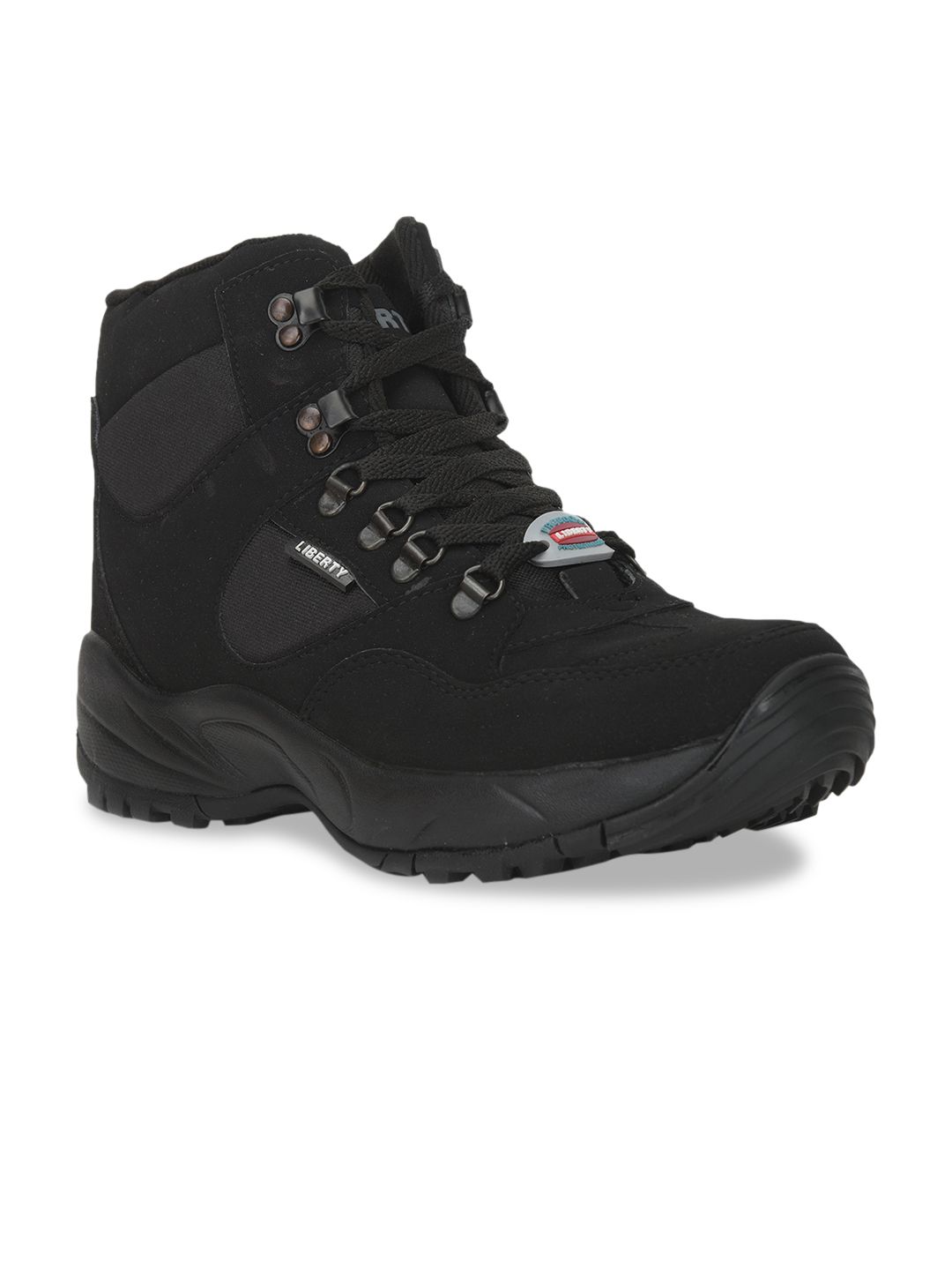 Buy LIBERTY Men EVREST PRM Solid High Ankle Trekking Shoes -  - Footwear for Men