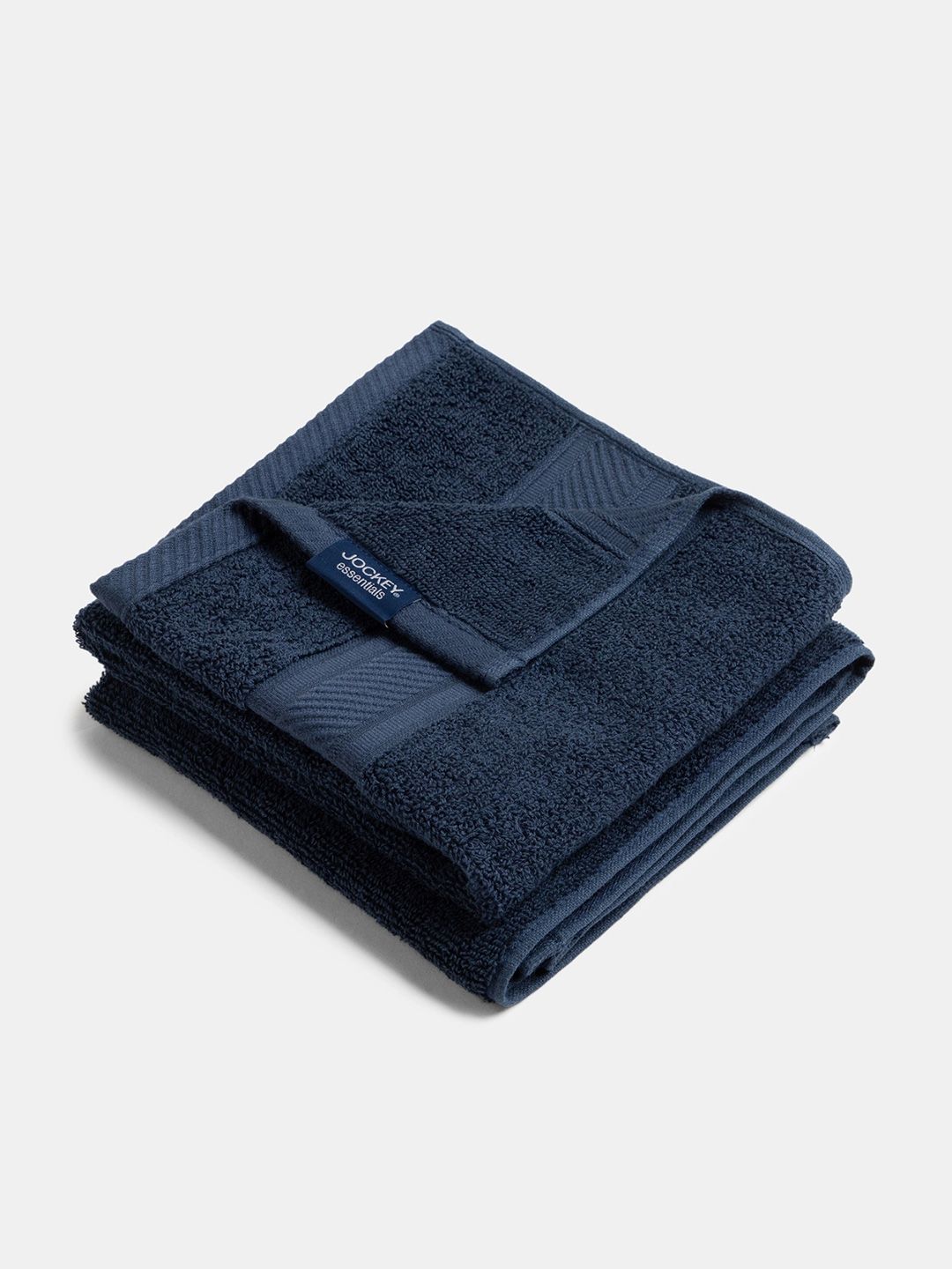 Jockey Pack Of 2 Cotton Terry Ultrasoft and Durable Solid Hand Towel-T201
