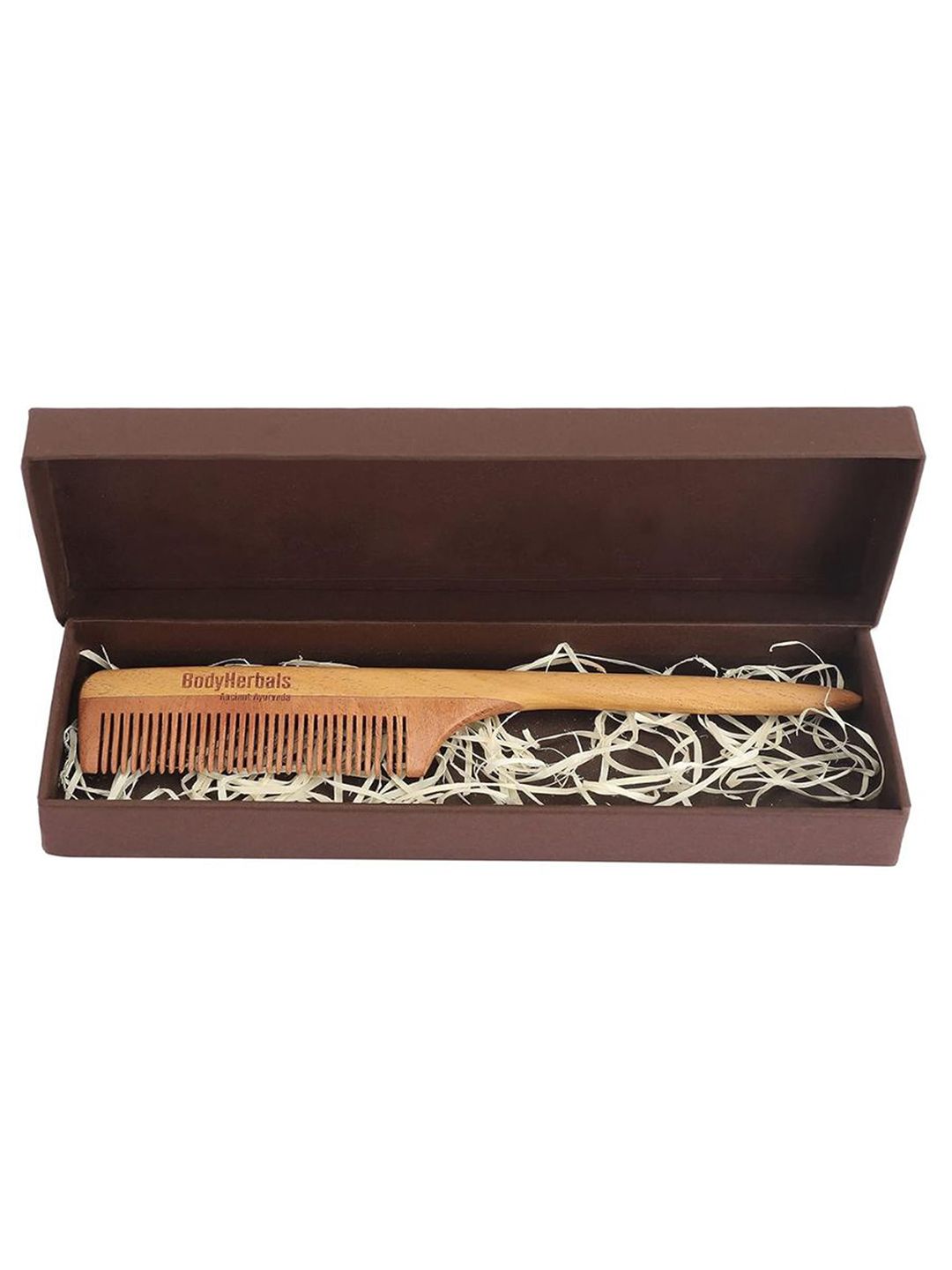BodyHerbals Brown Dressing Comb, Tail Comb Handle