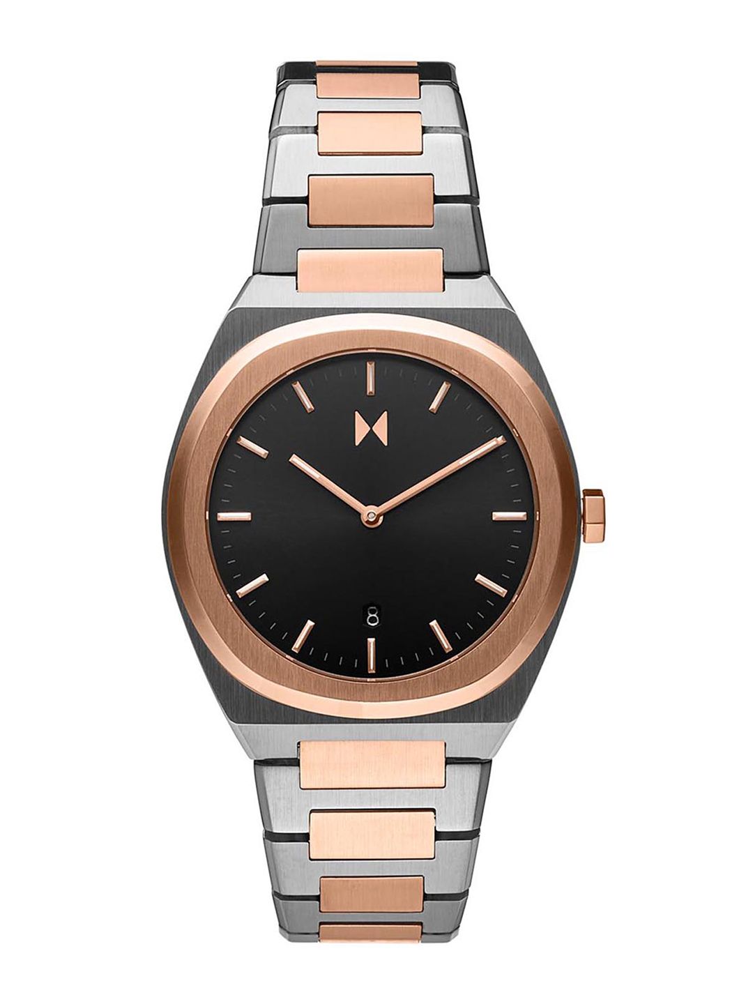 Buy MVMT Men Black Dial & Silver Toned Bracelet Style Straps Analogue Watch 28000171 -  - Accessories for Men