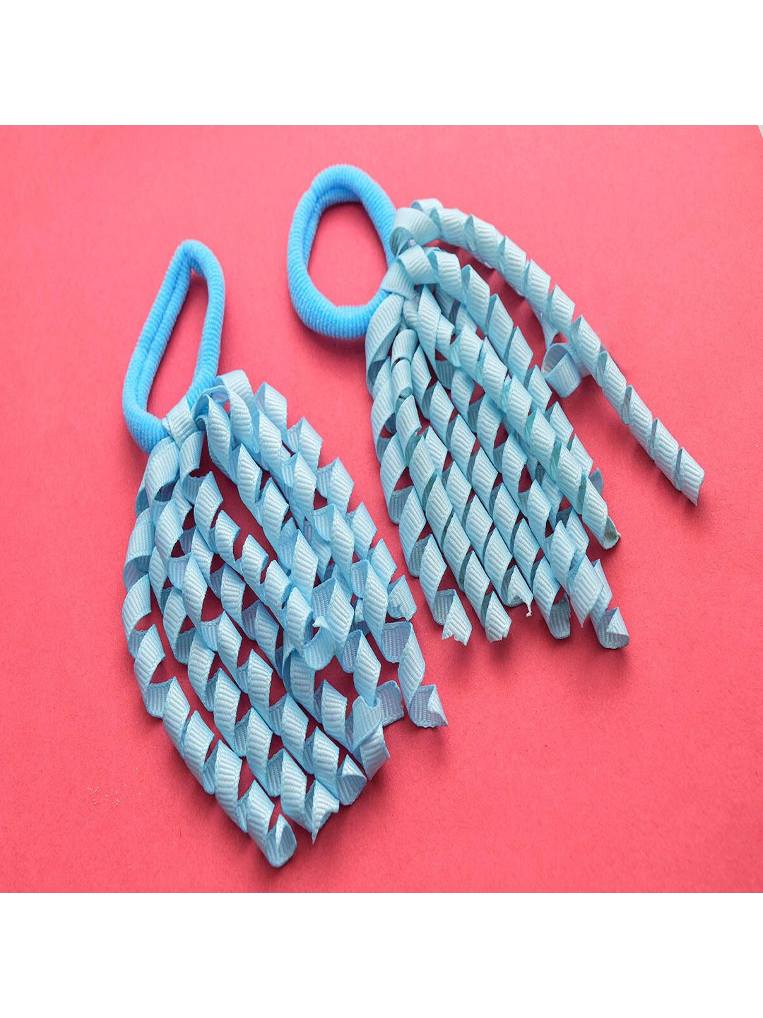 Jewelz Women Blue Set of 2 Ponytail Holders