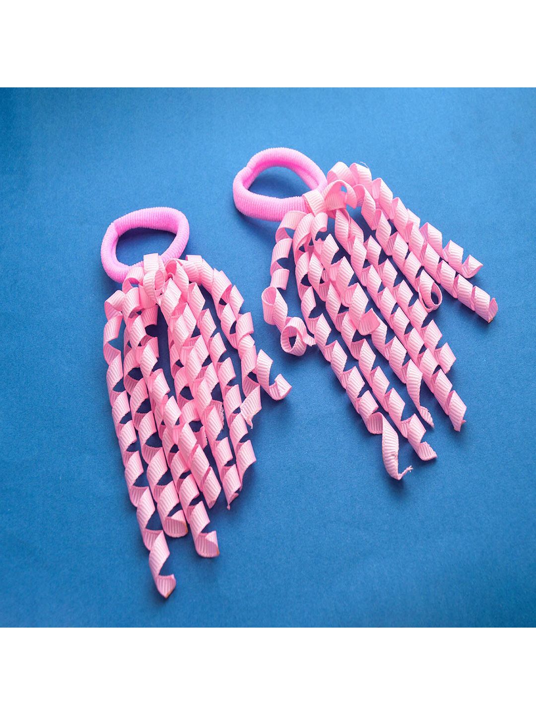 Jewelz Women Pink Set of 2 Ponytail Holders