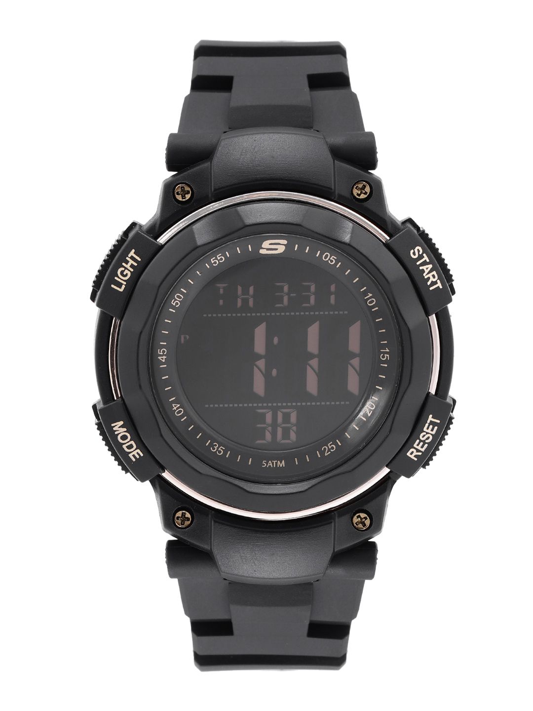 Skechers Men Black The Ruhland Digital Watch SR1019