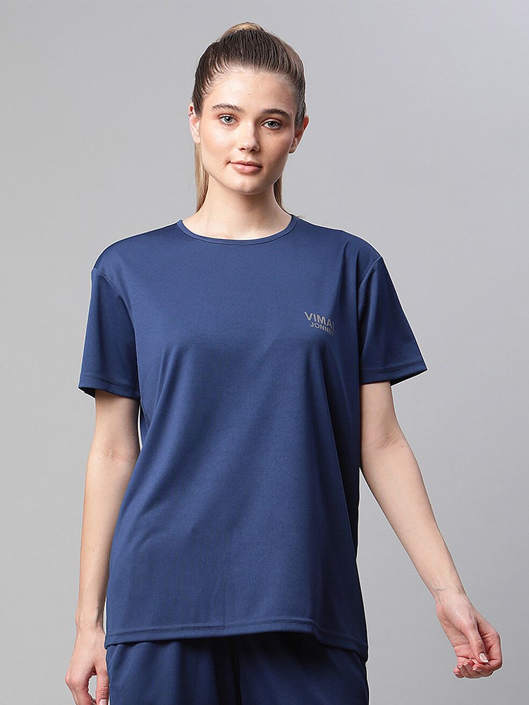 MACK JONNEY JONNEY Women Blue T-shirt