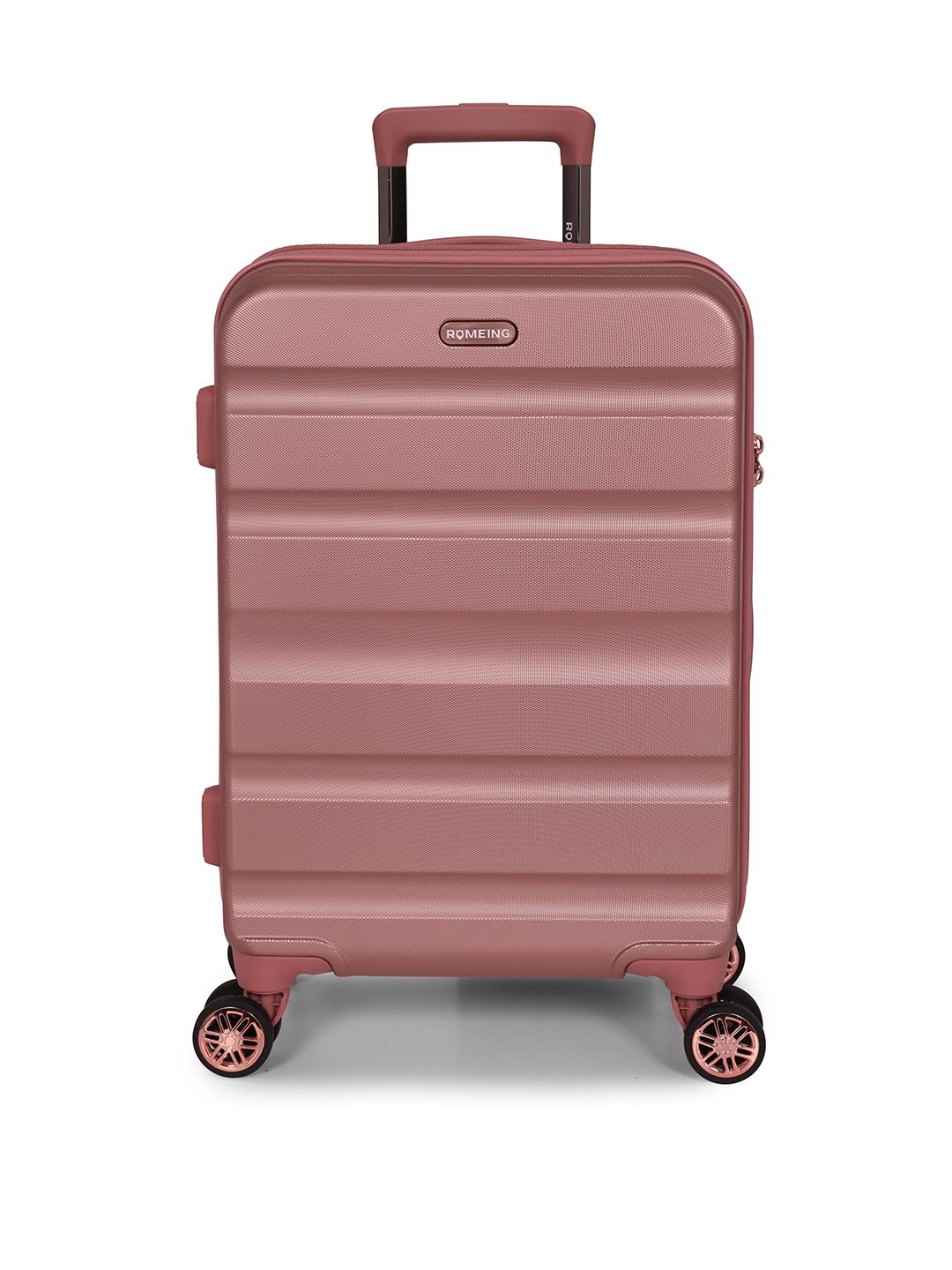 ROMEING Venice Rose Gold-Toned Patterned Hard-Sided Cabin Polycarbonate Trolley Bag