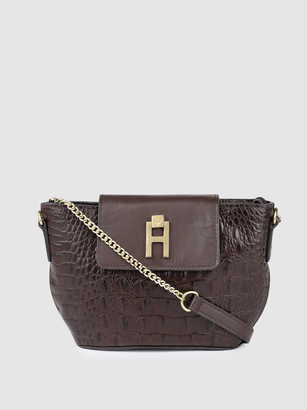 Buy Hidesign Peru Animal Textured Leather Structured Sling Bag -  - Accessories for Women