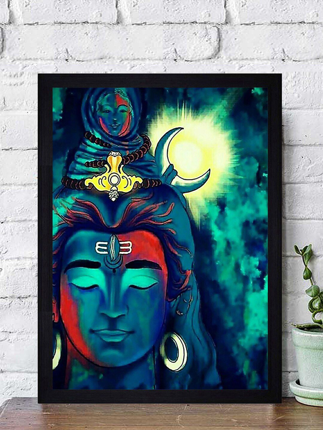 Gallery99 Wood Ethnic Motifs Glossy Hanging Hall Wall Hangings-19.3In