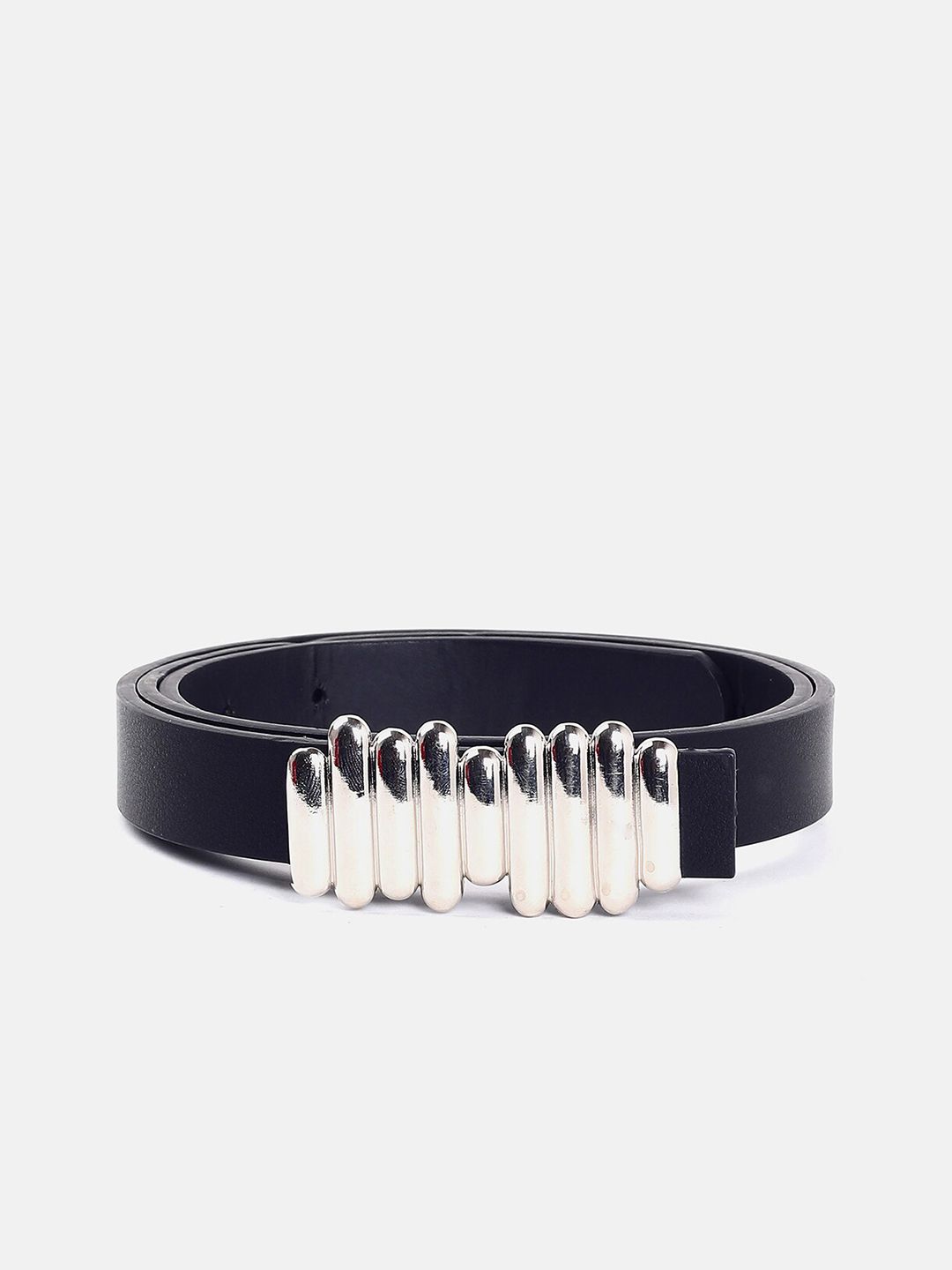 HAUTE SAUCE Women Black Buckle Casual Belt
