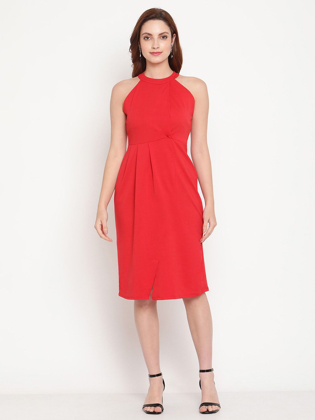 Sugathari Red Dress