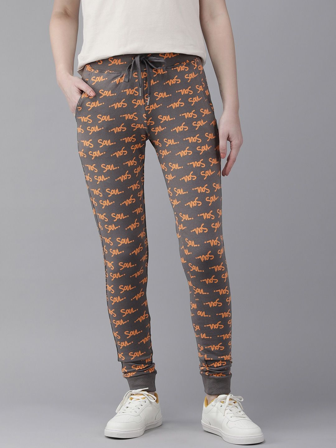 Van Heusen Athleisure Allover Print 4 Way Stretch Functional Pocket Joggers