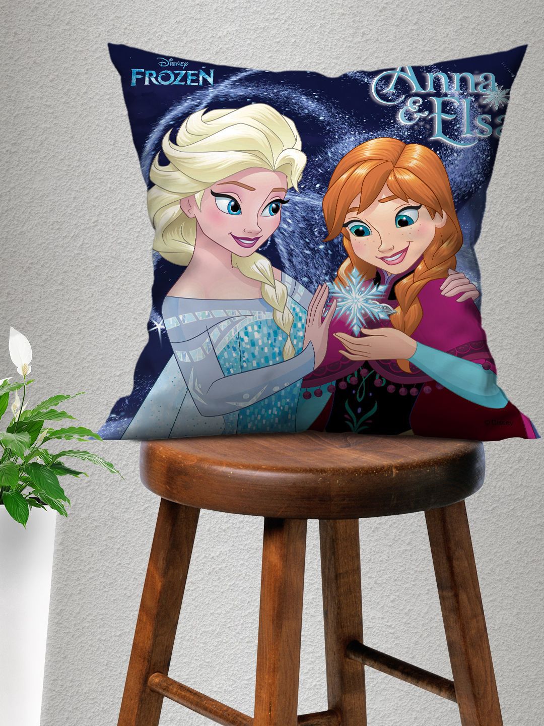 Disney Blue & Pink Cartoon Characters Rectangle Cushion Covers