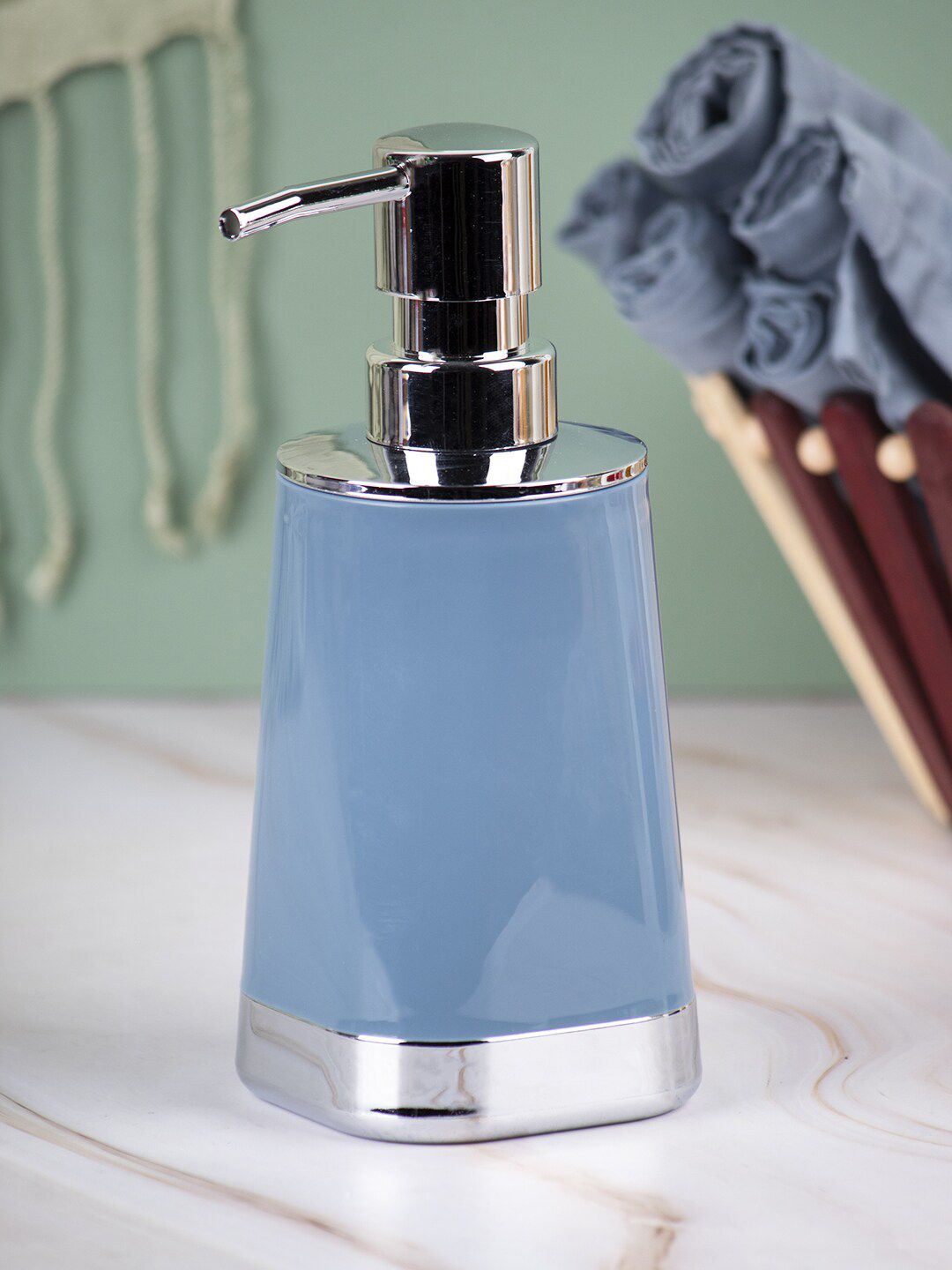 MARKET99 Blue Glossy Soap Dispenser 180ml