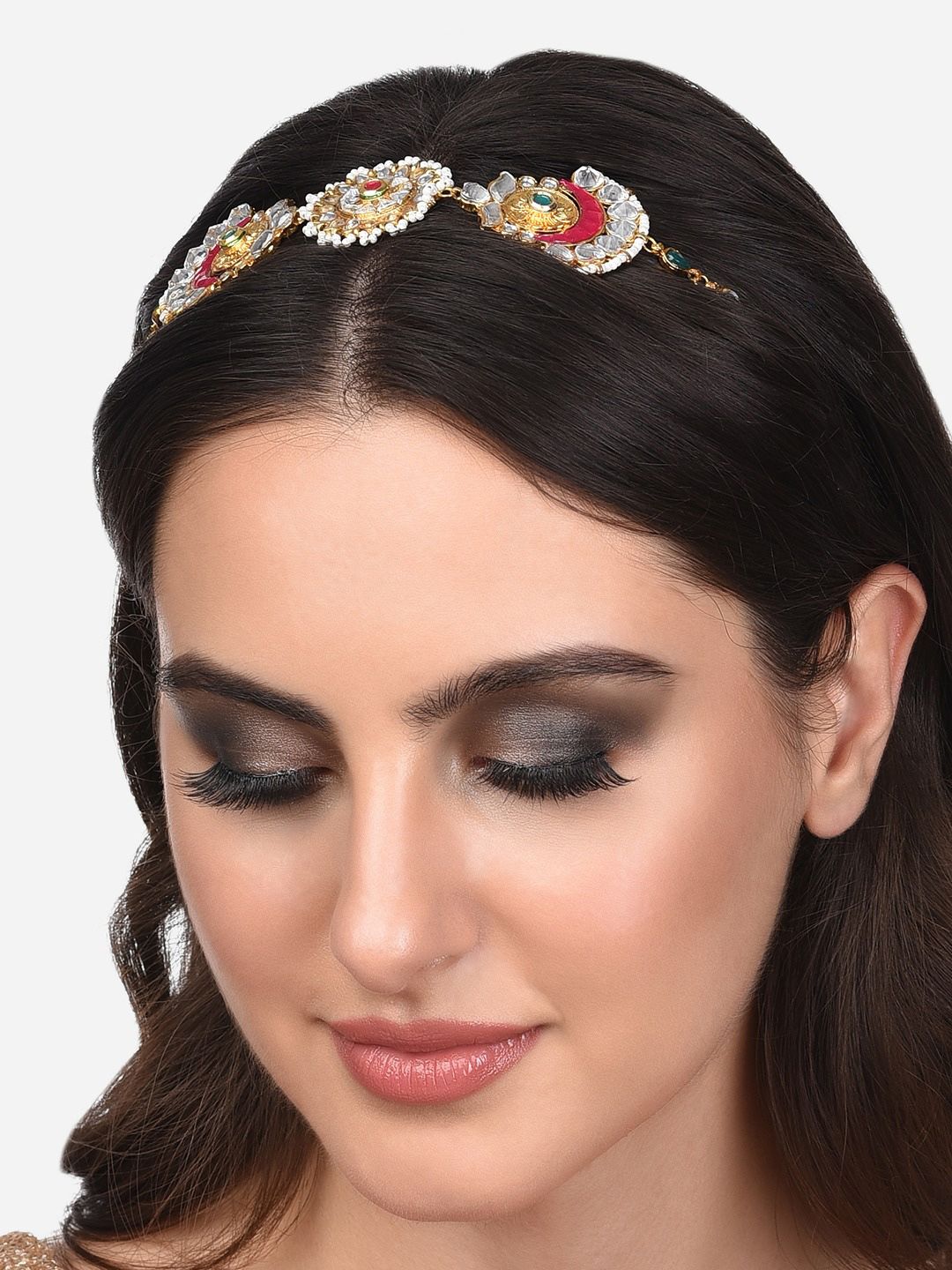 Zaveri Pearls Women Pink Hair Accessory