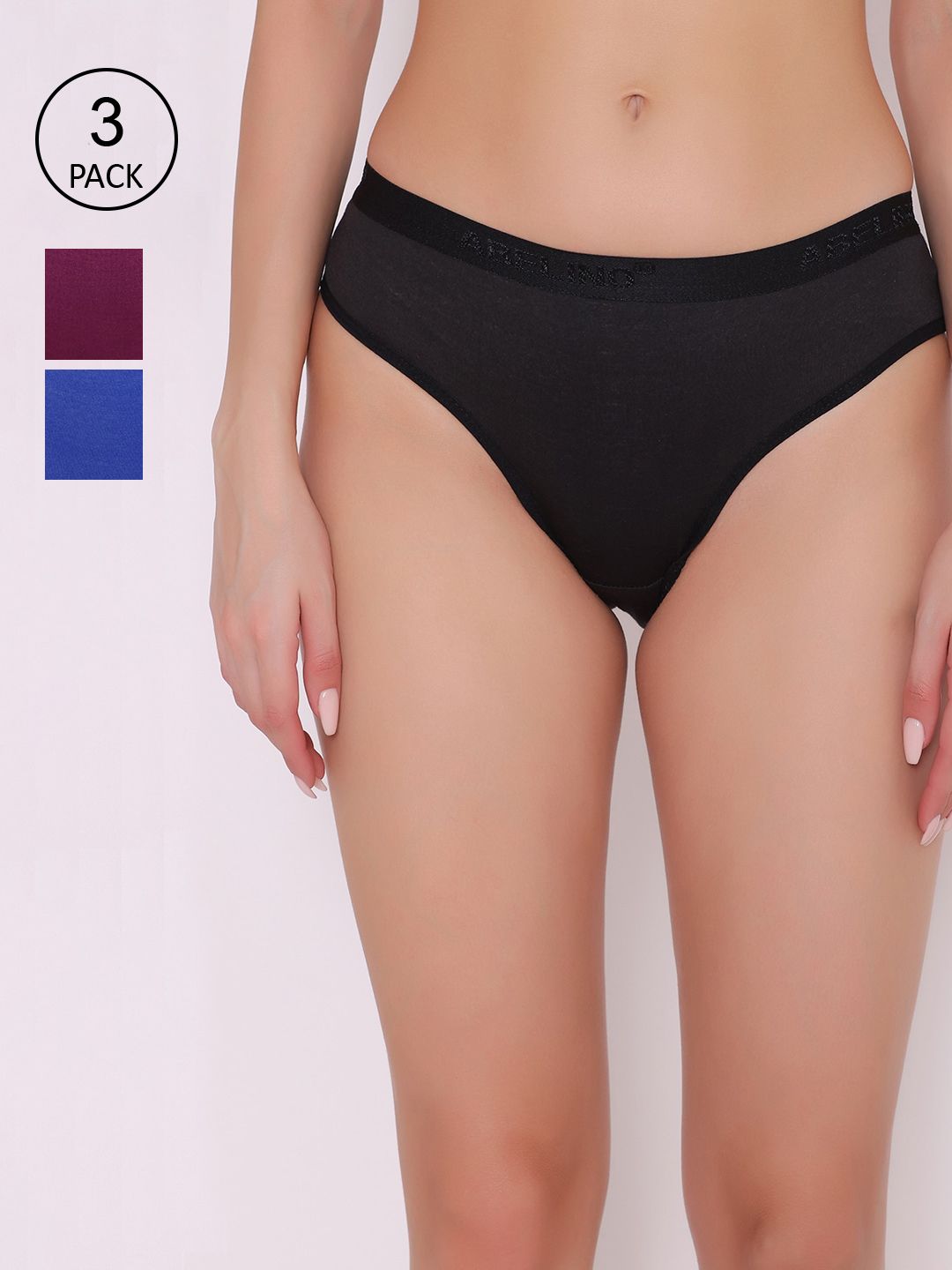 ABELINO Women Black Briefs