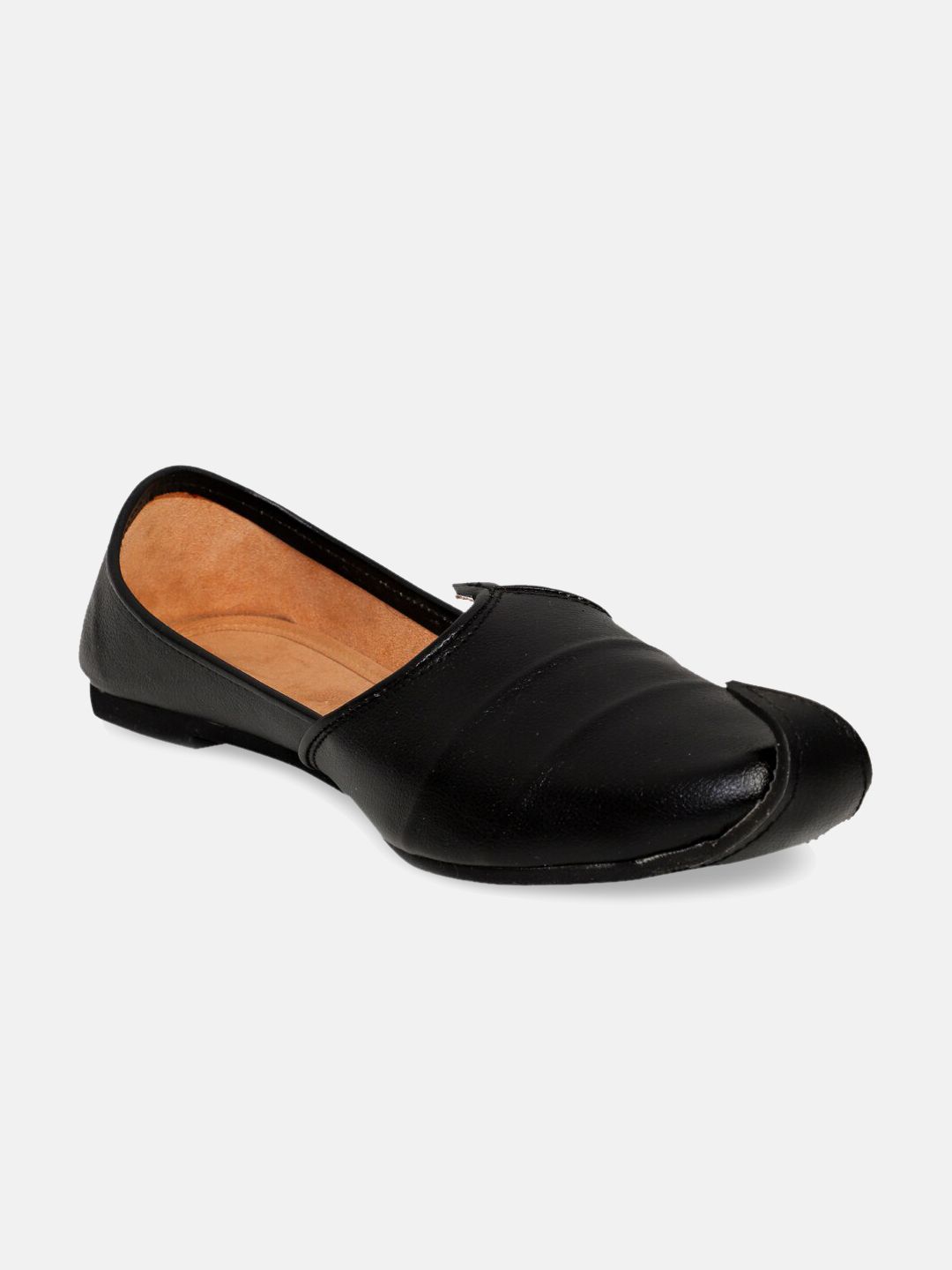 PANAHI Men Black Mojaris
