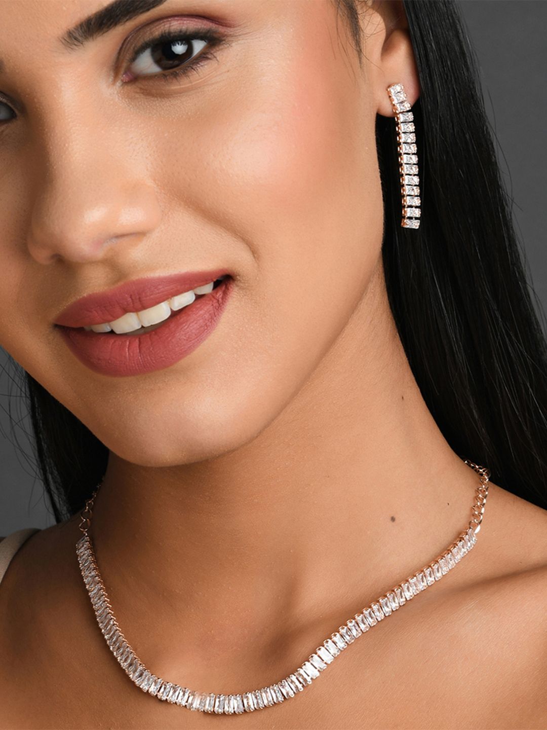 Buy Fida Gold Plated White AD Studded Jewellery Set -  - Accessories for Women