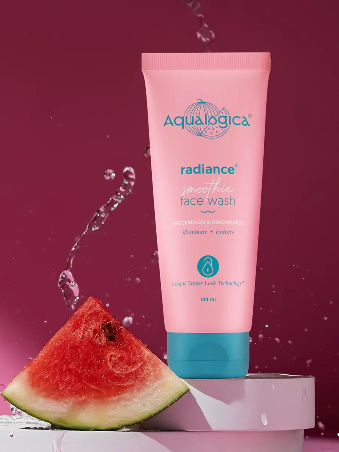 Aqualogica Pink Radiance- Smoothie Face Wash with Watermelon & Niacinamide 100 ml