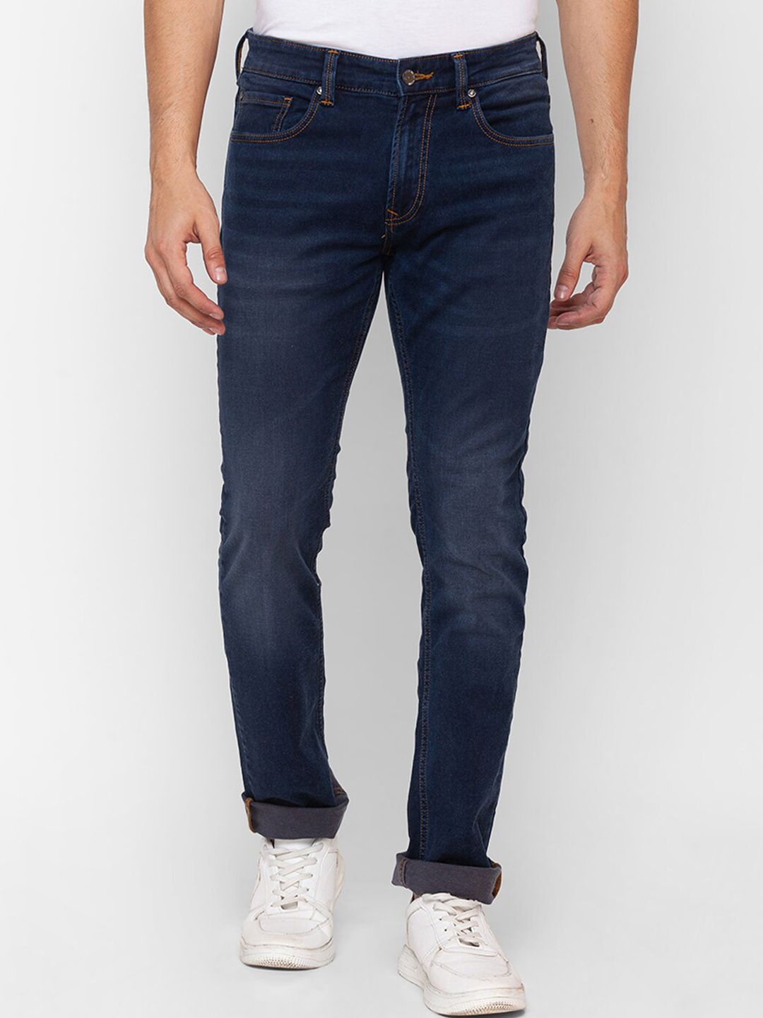 SPYKAR Men Blue Heavy Fade Jeans