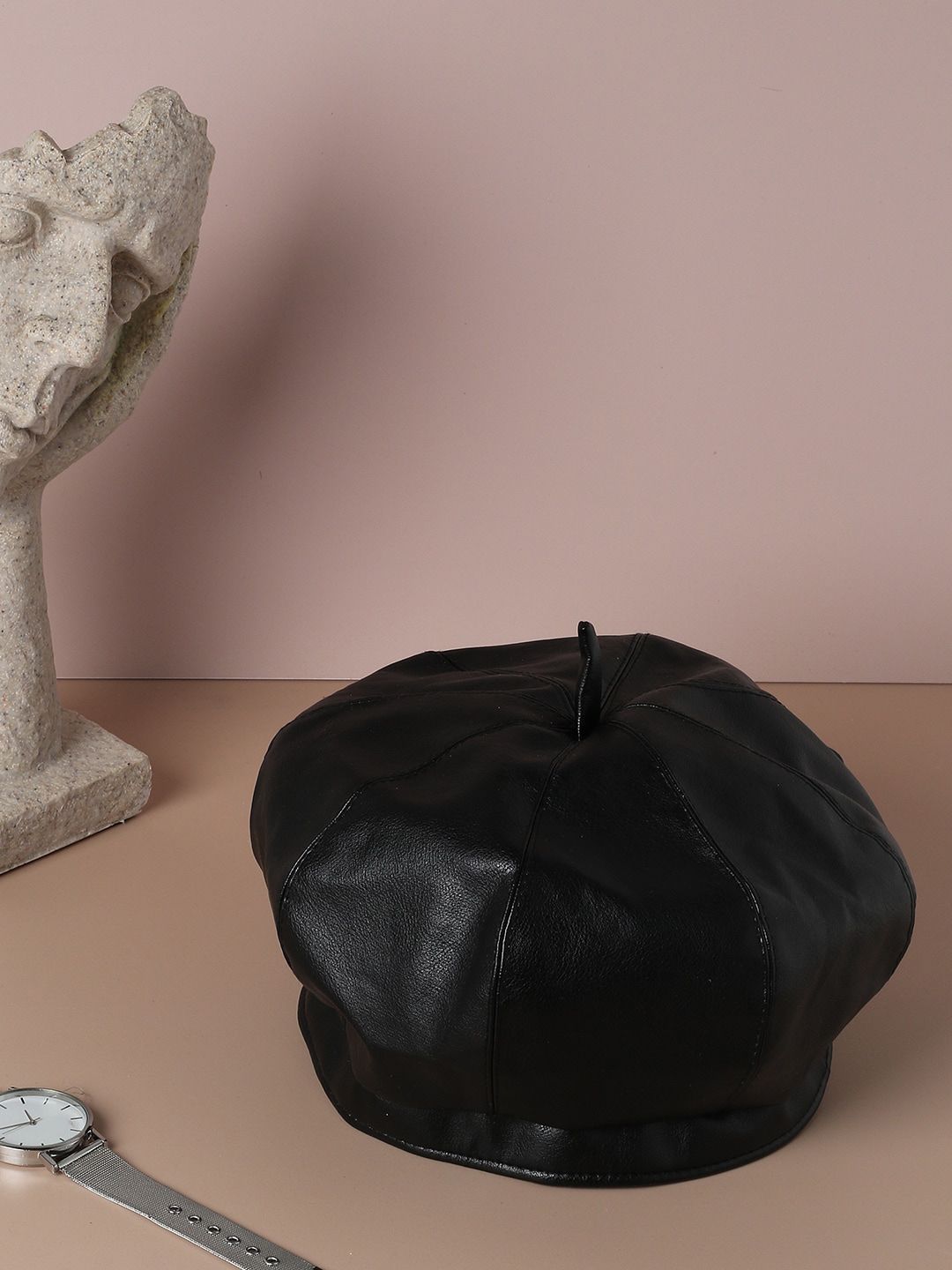 HAUTE SAUCE   Women Black Solid Stylish Hat