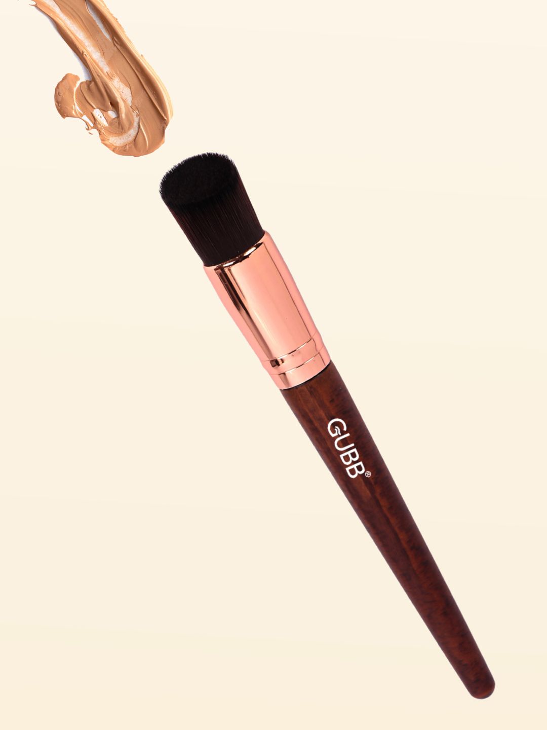 GUBB Buffer Foundation Makeup Brush - Brown
