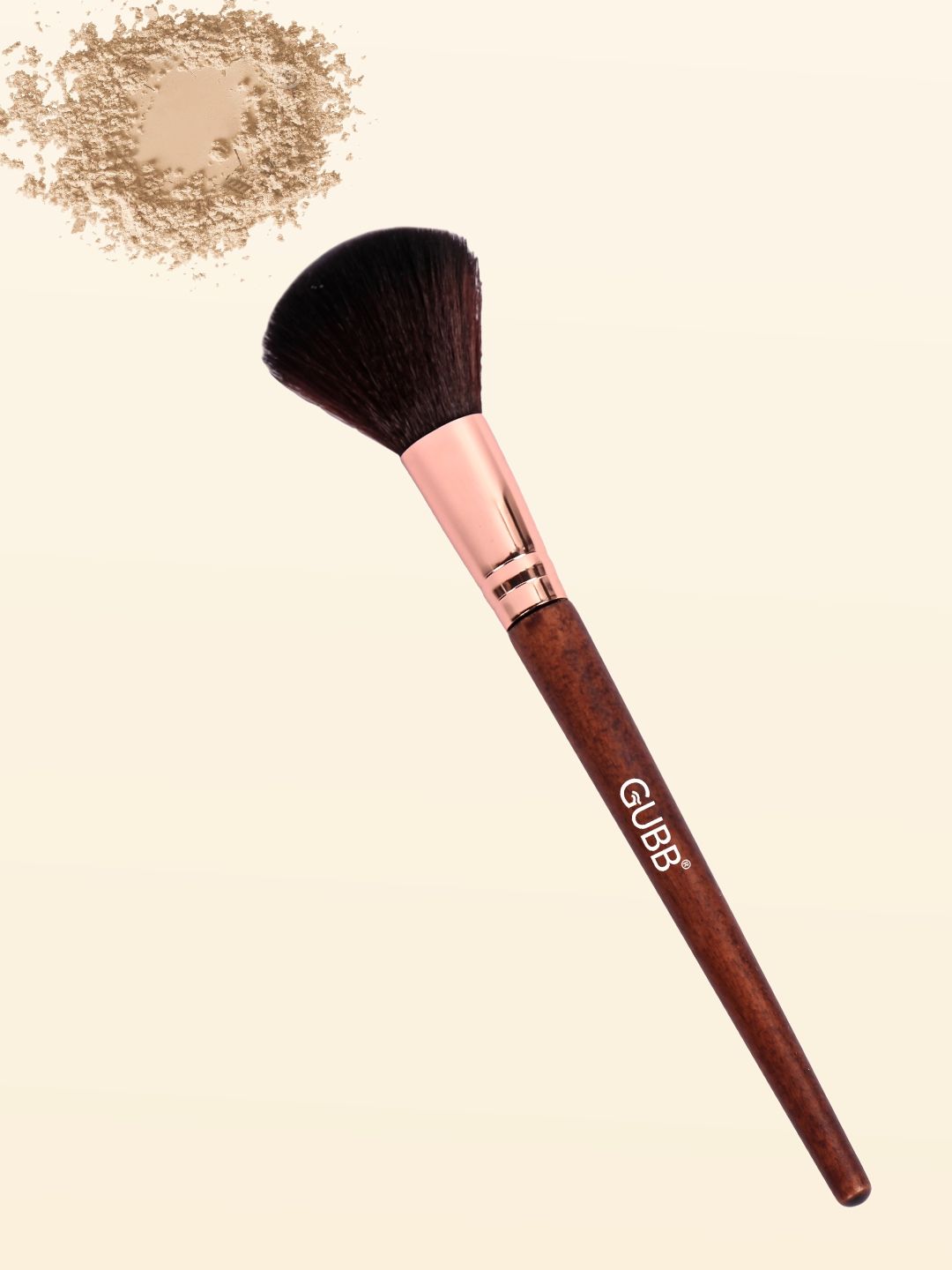 GUBB Makeup Blush Brush For Face - Brown