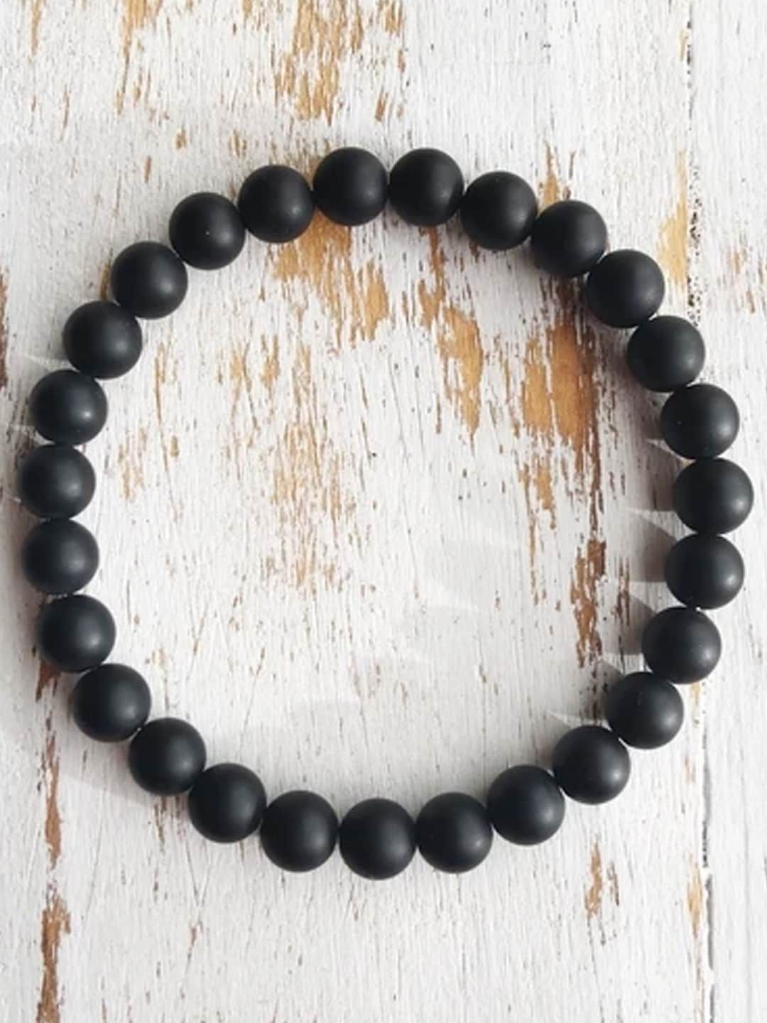 Young & Forever Unisex Black Brass Onyx Bracelet